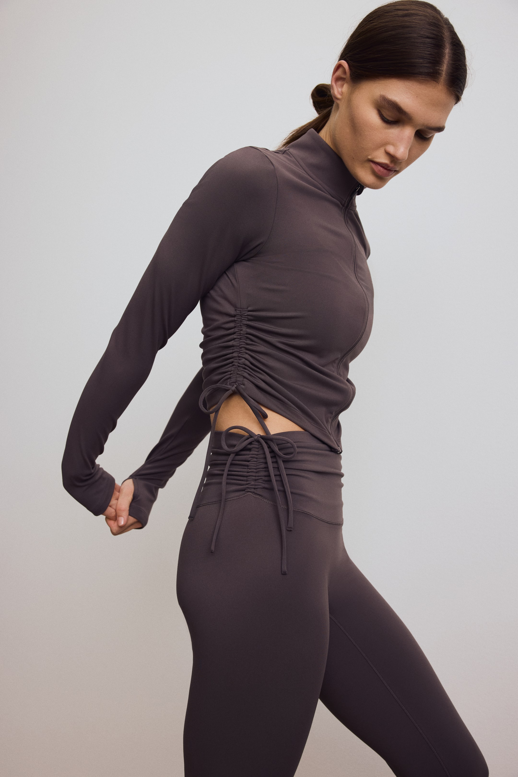 View larger image: Sports jacket with SoftMove™ - Truffle grey - Ladies | H&M IN 1