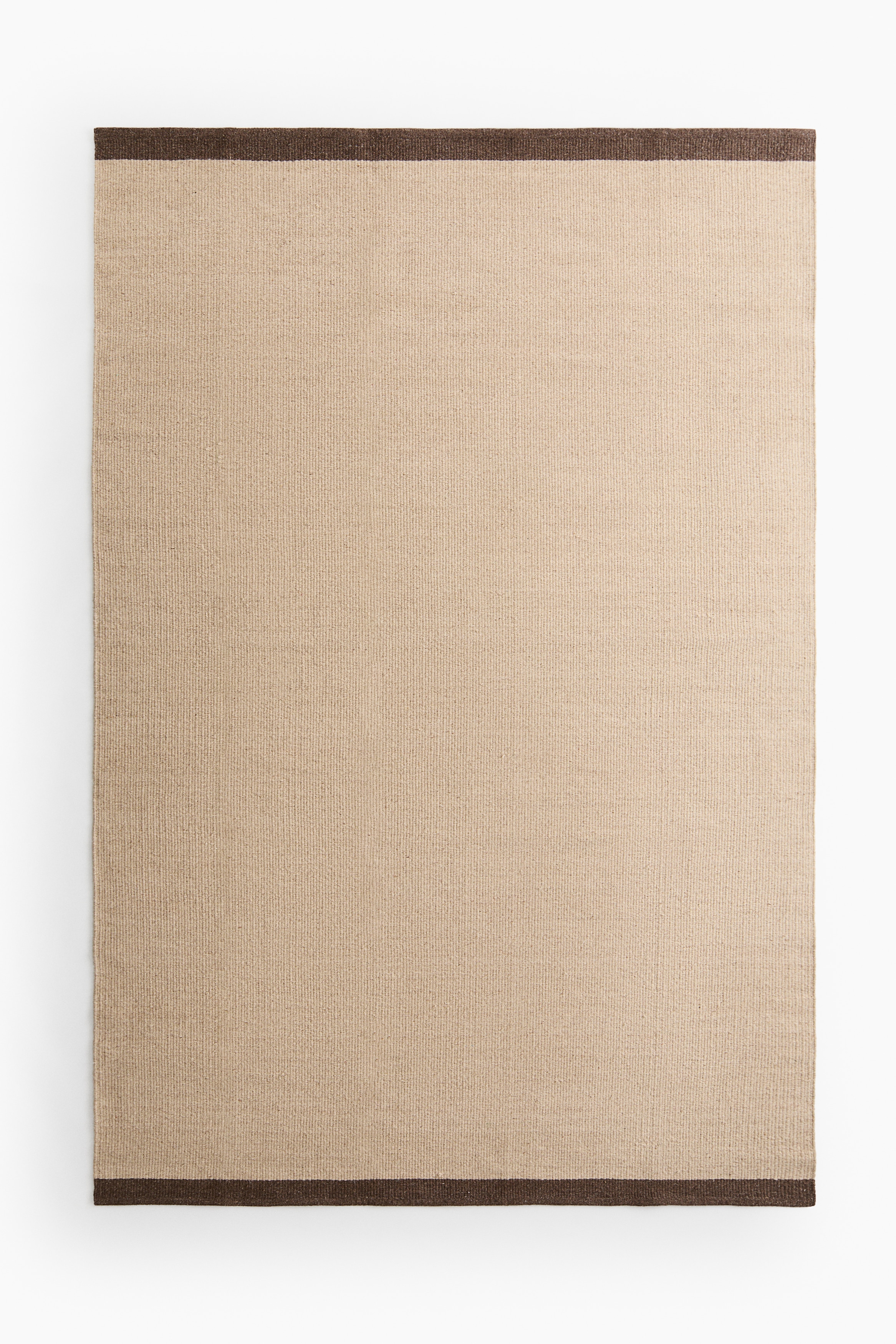 Veliki tepih od mešavine vune - Bež