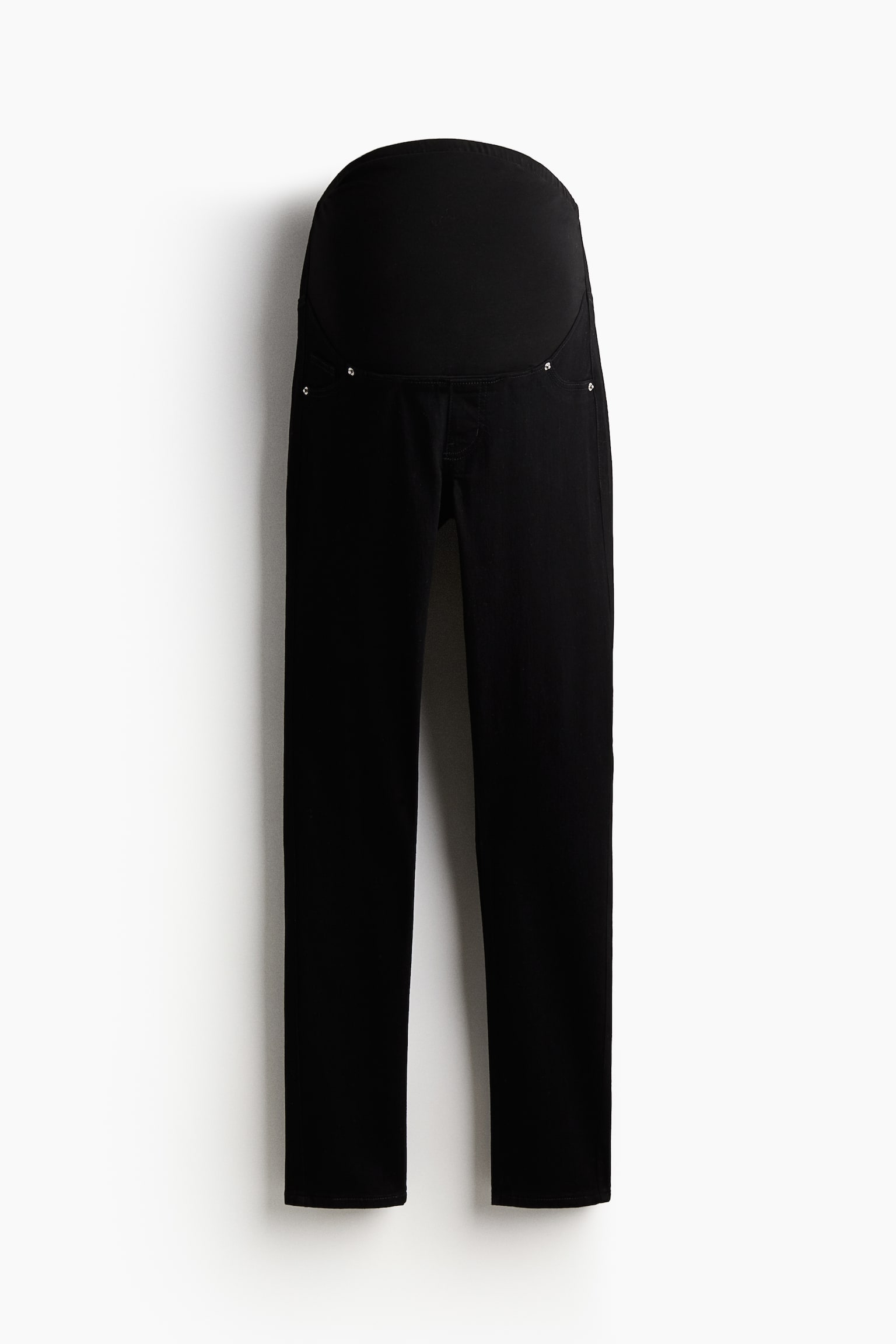 Женские джинсы H&M Mama Skinny, цвет: Чёрный — фото 1