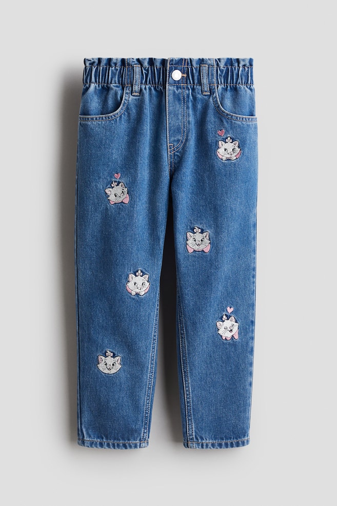 Loose Fit Tapered Jeans - Denim blue/Aristocats/Denim blue/Hello Kitty - 1
