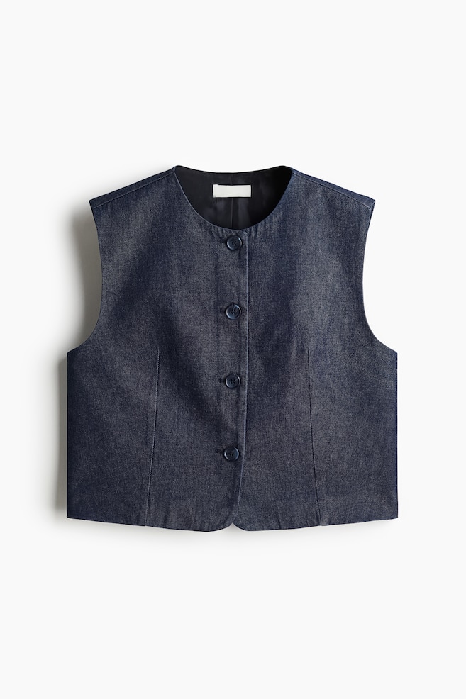 Short waistcoat - Dark blue - 1