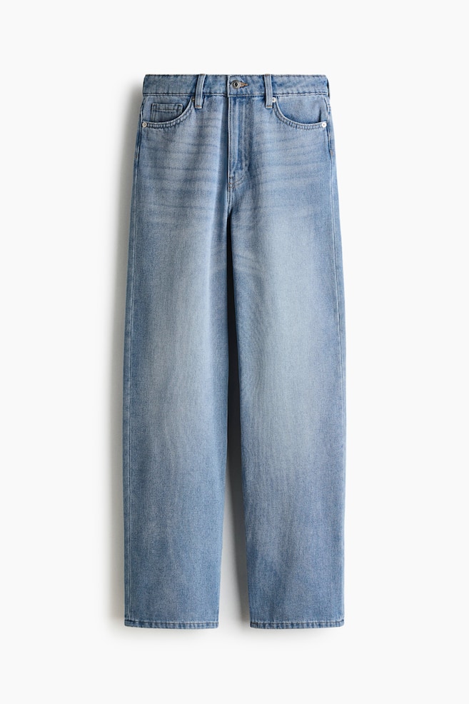 Straight High Jeans - Màu xanh denim nhạt/Màu đen/Màu xanh denim đậm/Màu đen/Màu xanh denim nhạt/Màu xanh denim - 1