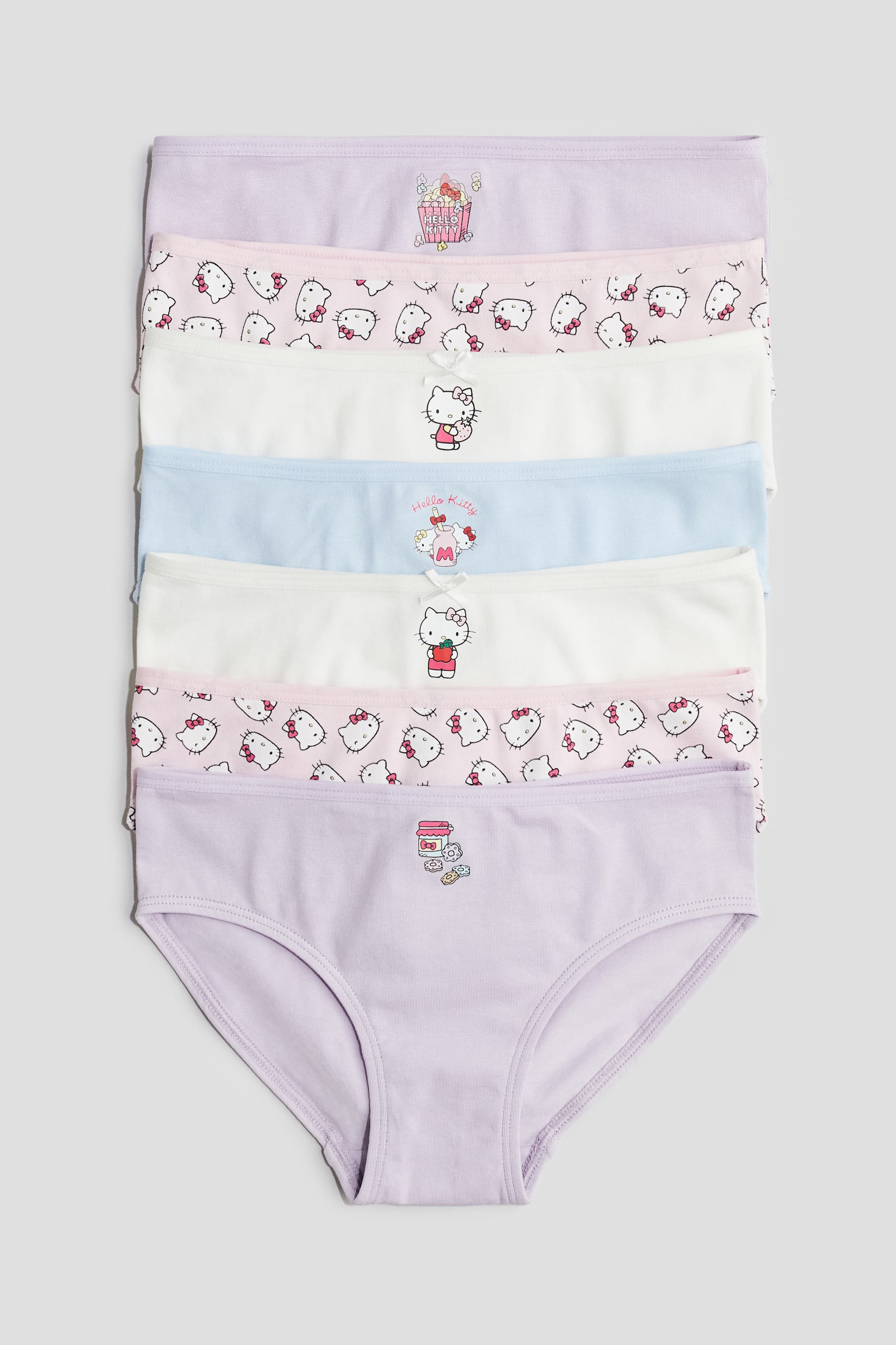 7-pack cotton briefs - Light purple/Hello Kitty/Powder pink/Minnie Mouse/Light purple/PAW Patrol/Pink/Disney Princesses/Light pink/Minnie Mouse - 1