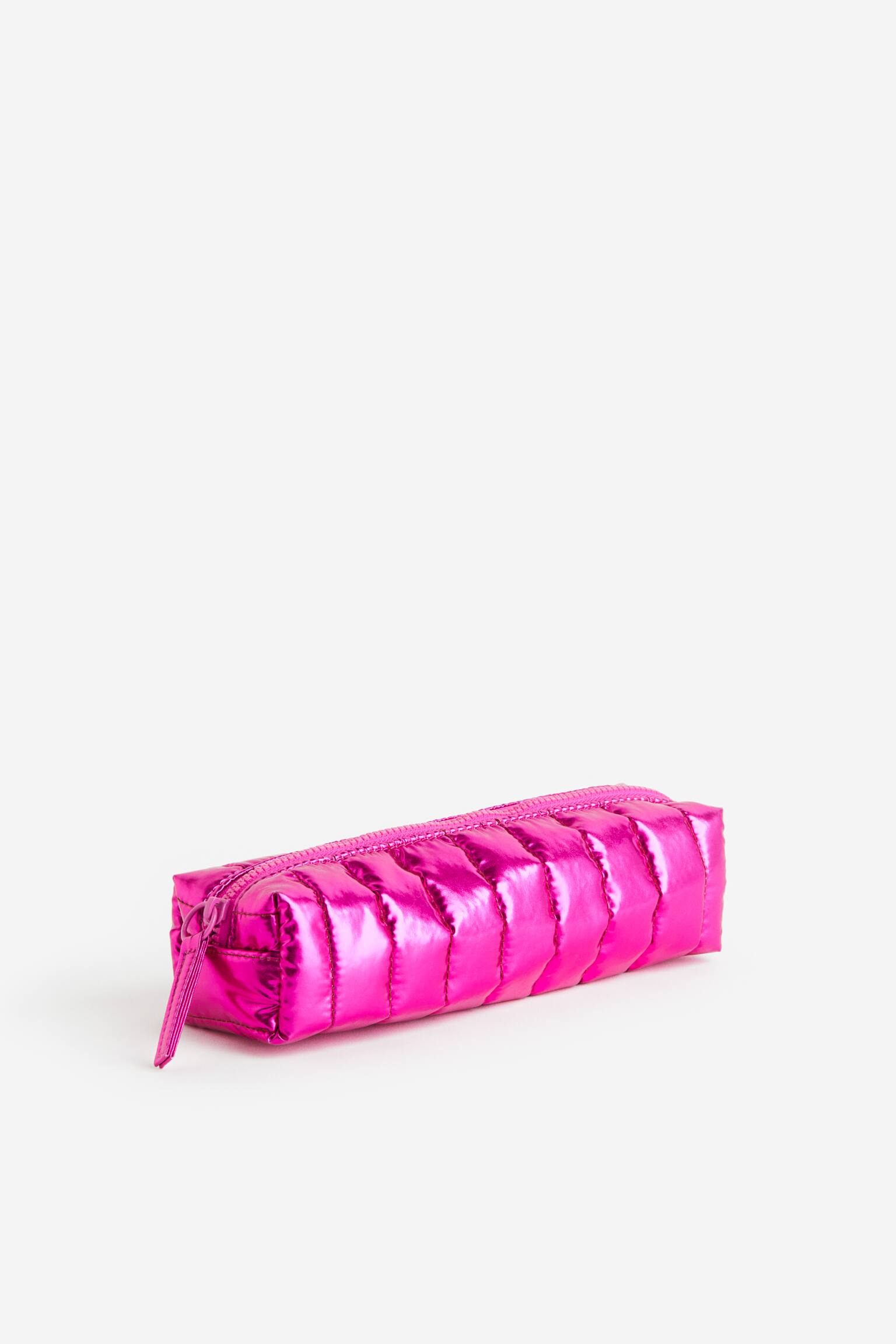 Quilted Pencil Case - Bright pink - 3