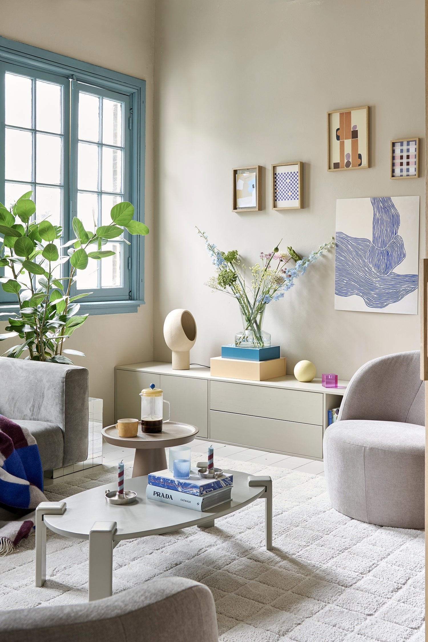 Settle Down Tv Unit - Beige