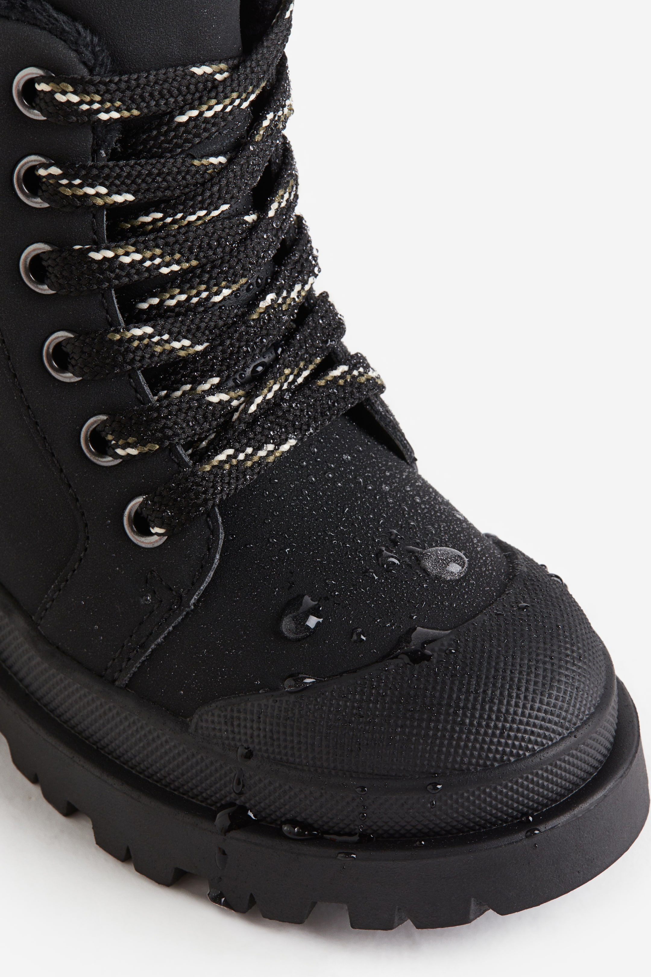 Waterproof Lace-up Boots