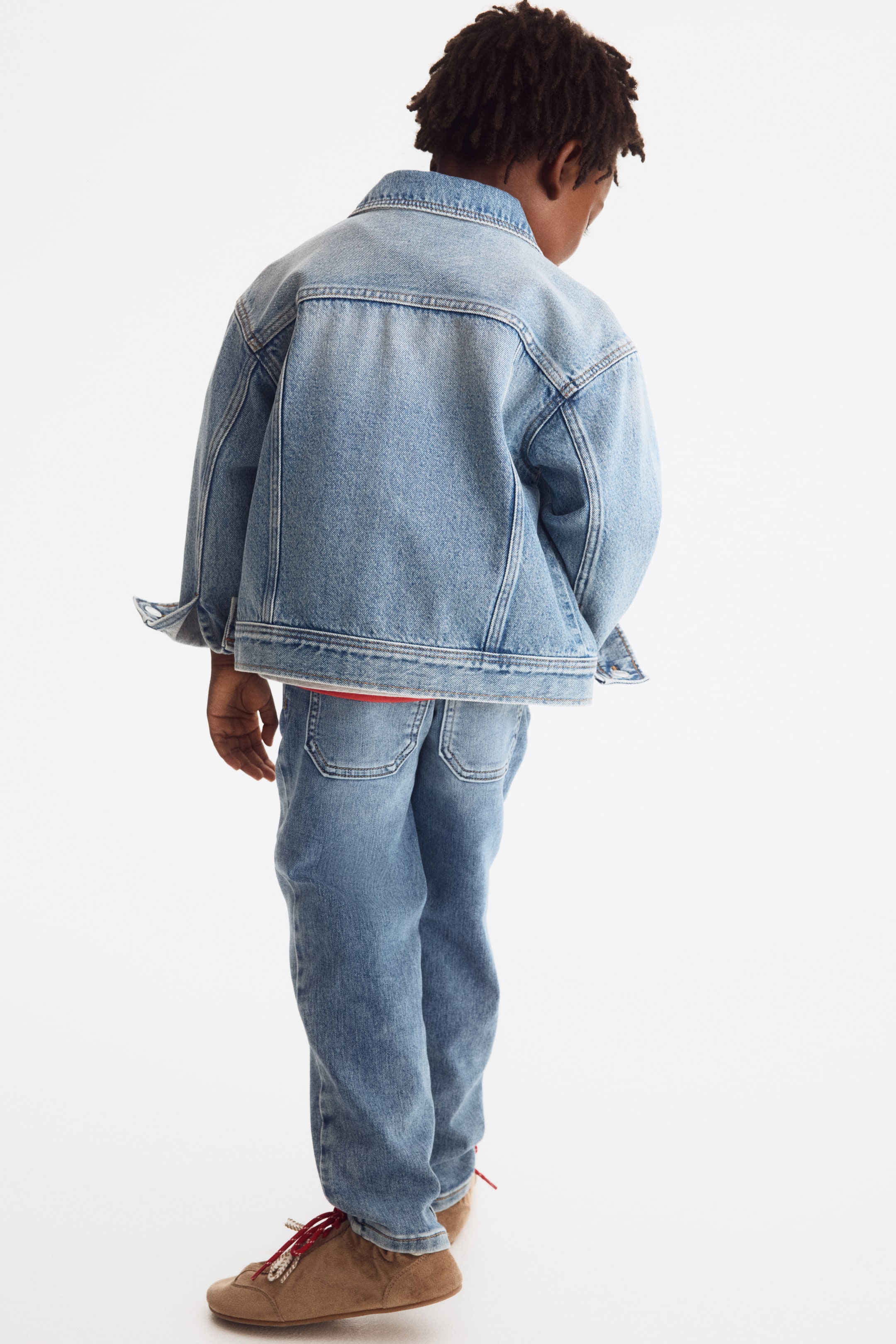 Cotton Denim Joggers