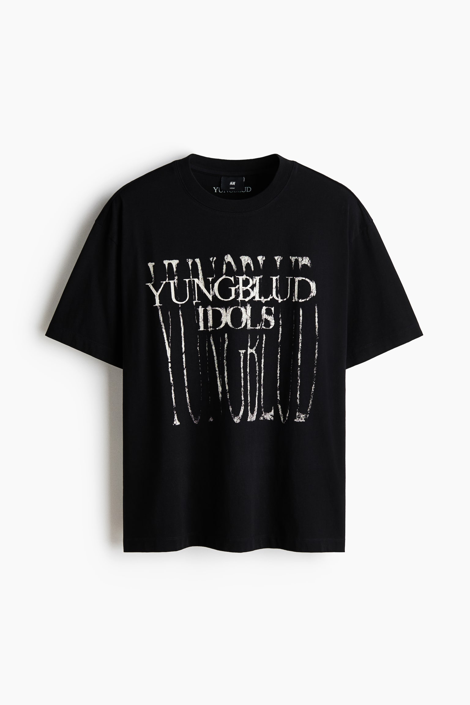 Loose Fit Printed T-shirt - Black/Yungblud Idols/Grey/Linkin Park - 2