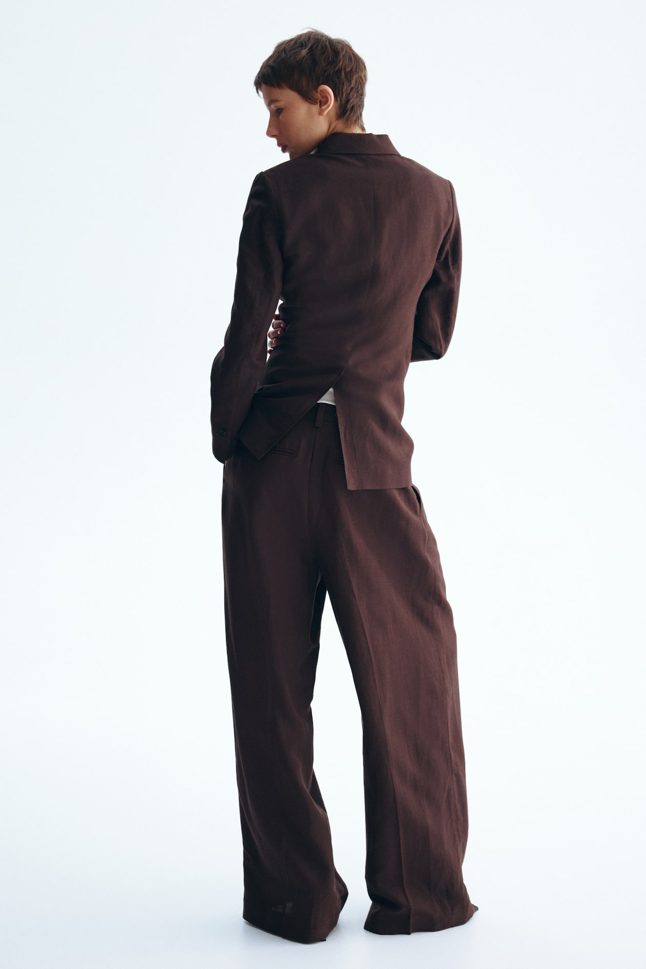 Linen-Blend Dress Pants - image 2