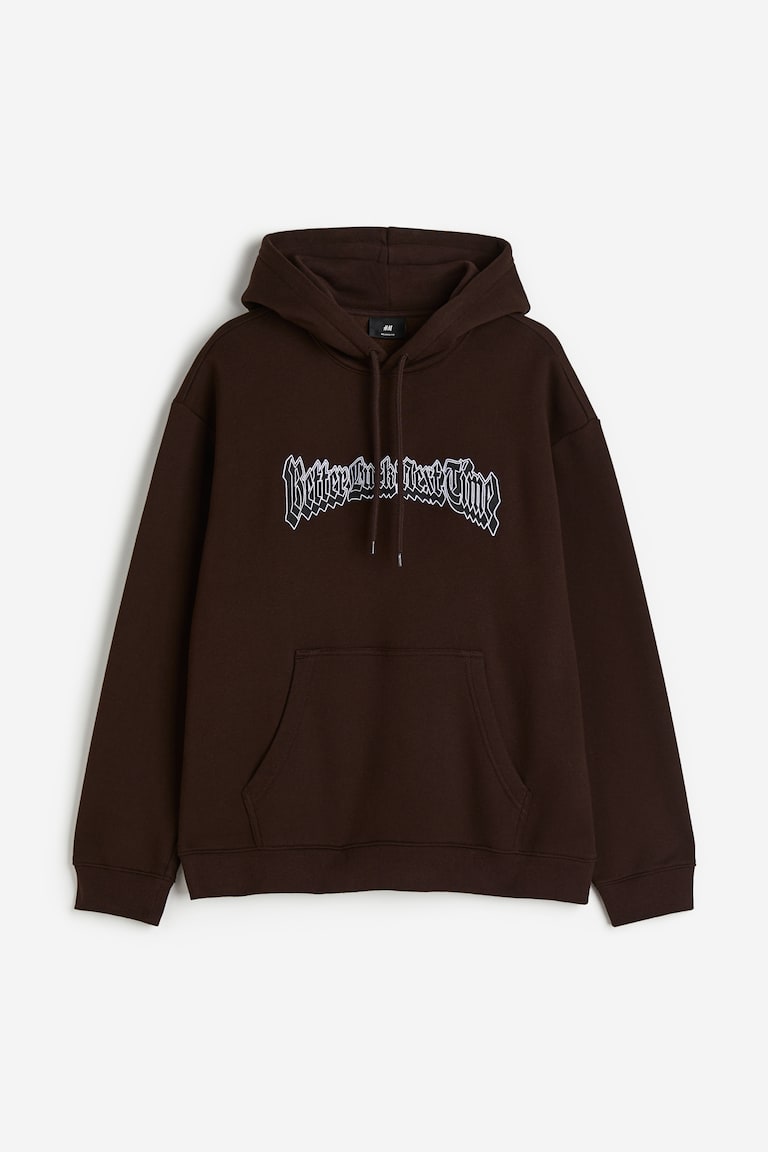 Loose Fit Printed hoodie