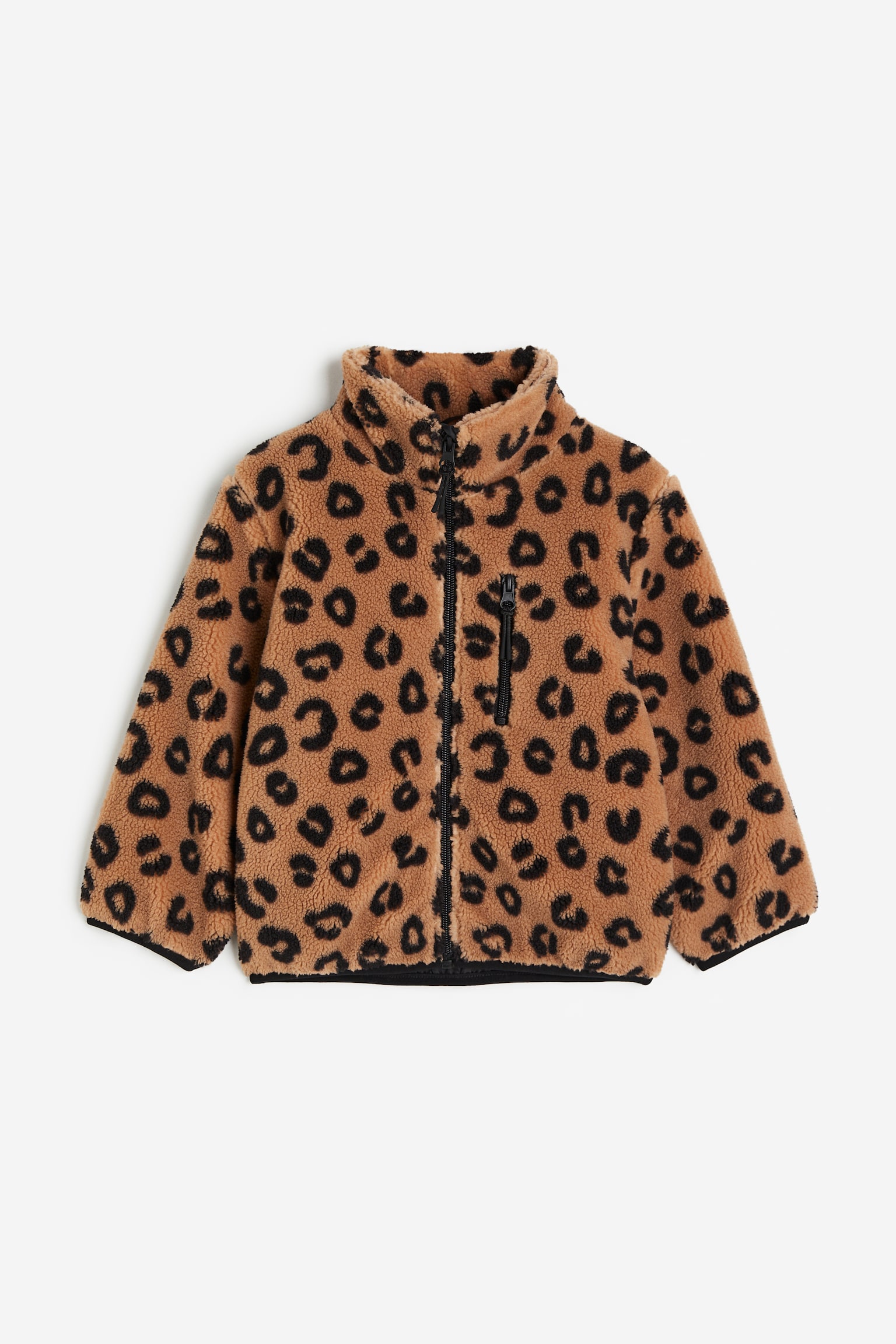 Teddy Jacket - Brown/Leopard print - 1