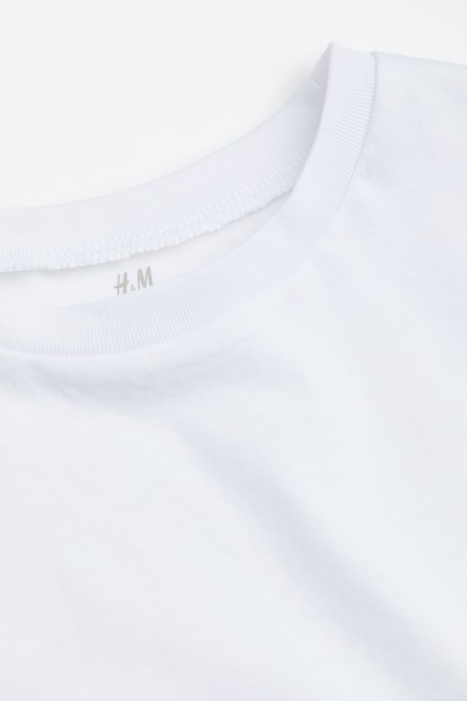 T-shirt in cotone - Bianco/Nero/Marrone chiaro/Blu/Blu scuro/righe/Grigio chiaro mélange/Blu/gamepad/Grigio mélange/T.rex - 5