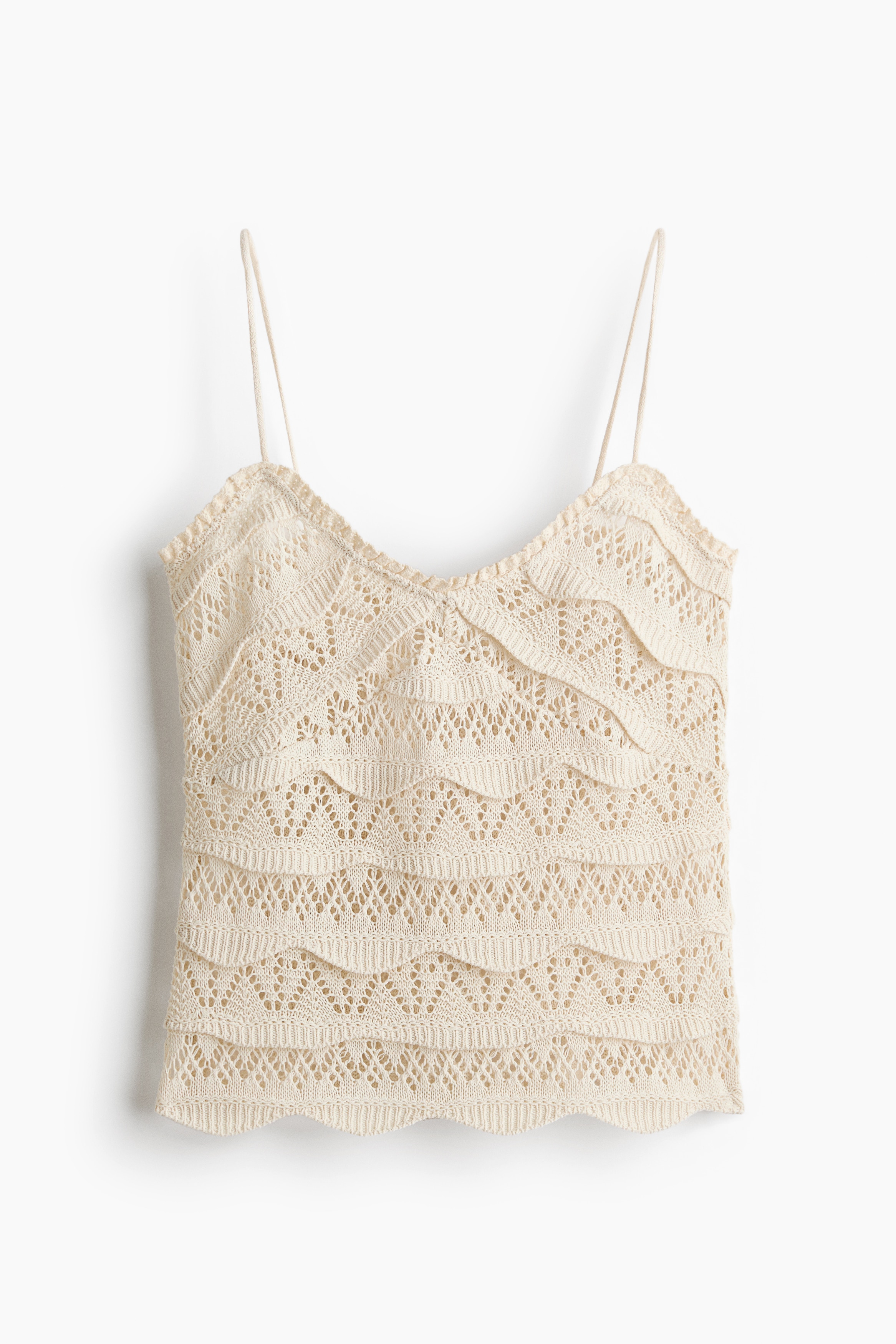 Pointelle-Knit Camisole Top