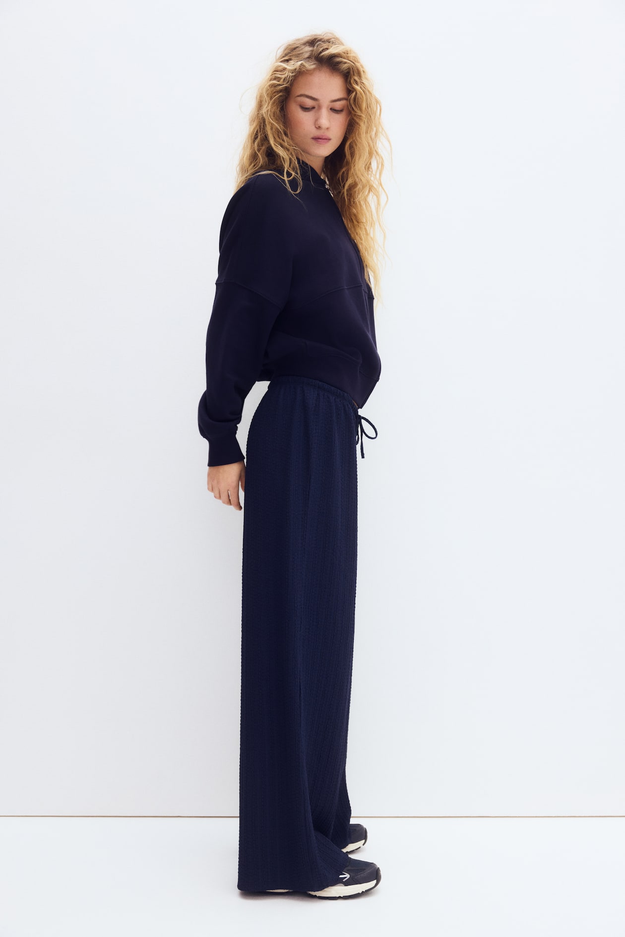 Textured Jersey Drawstring Pants - image 4