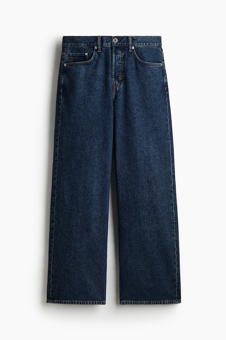 H&M Loose Fit Hoodie — Loose Straight Jeans
