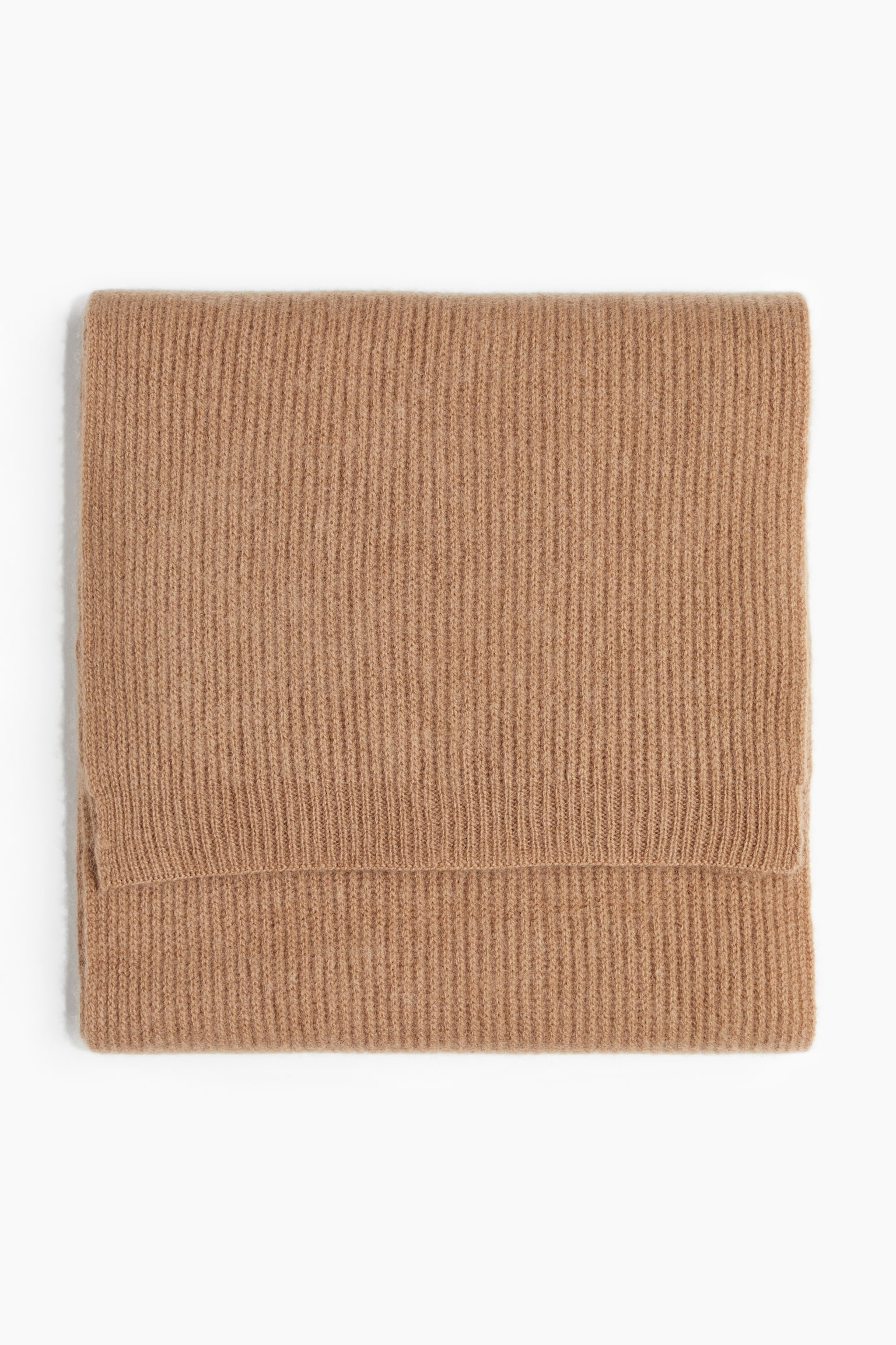 Ribbed cashmere scarf - Dark beige/Navy blue/Beige/Black/Grey marl/Dark blue - 1