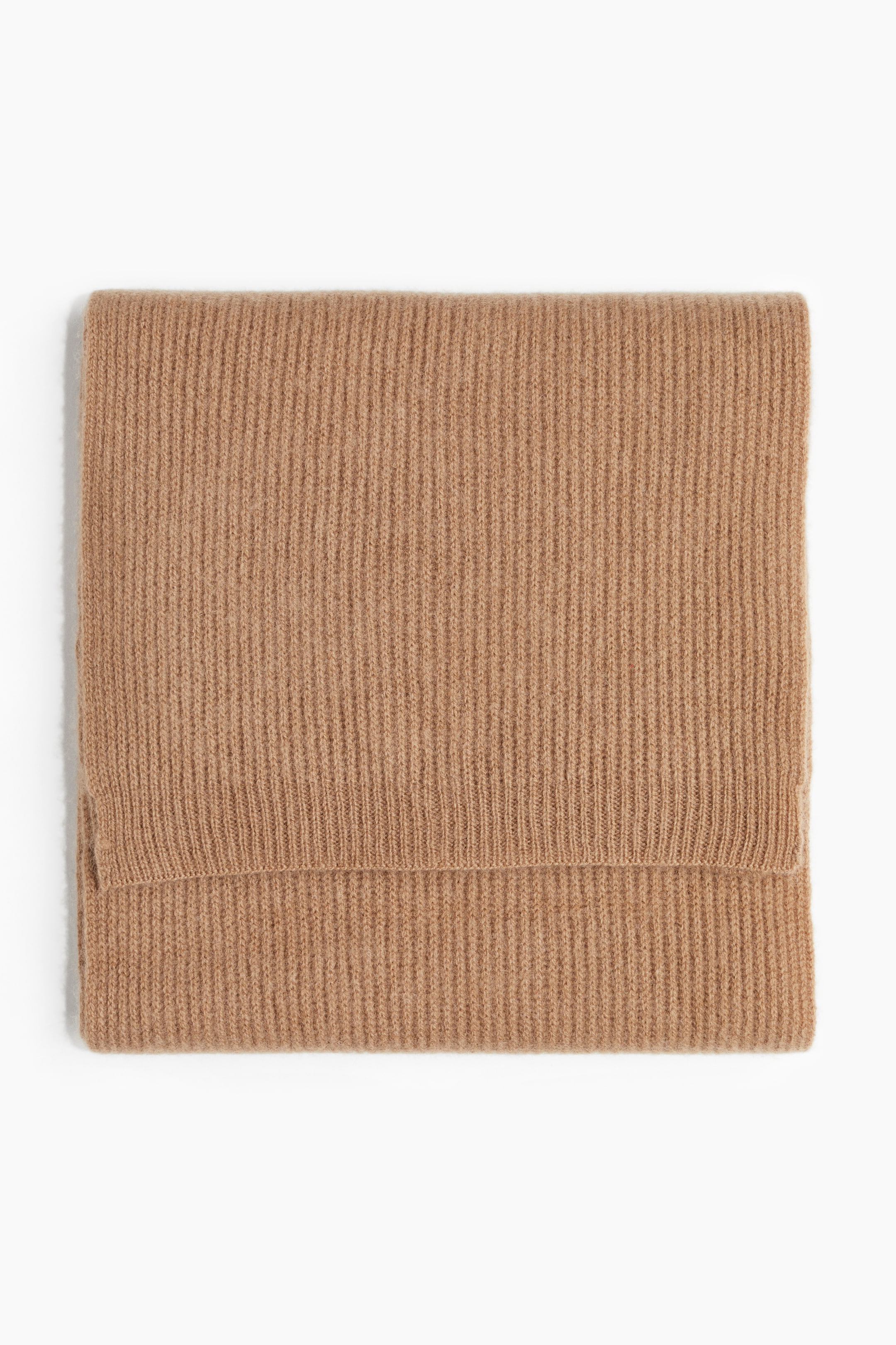 Ribbed Cashmere Scarf