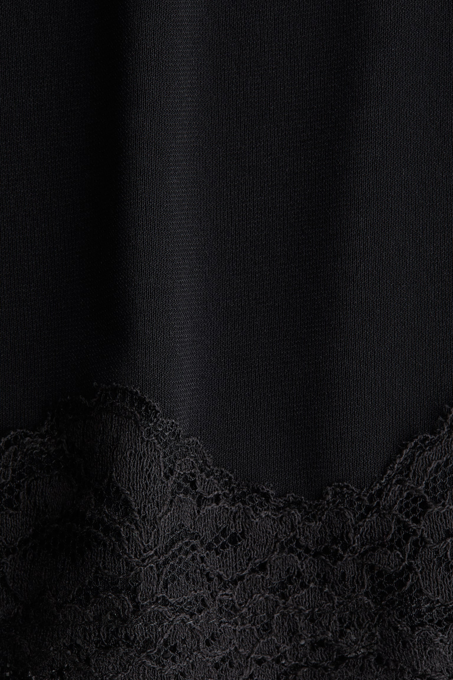 Fırfırlı V Yakalı Üst - Siyah/Toz pembe - 5