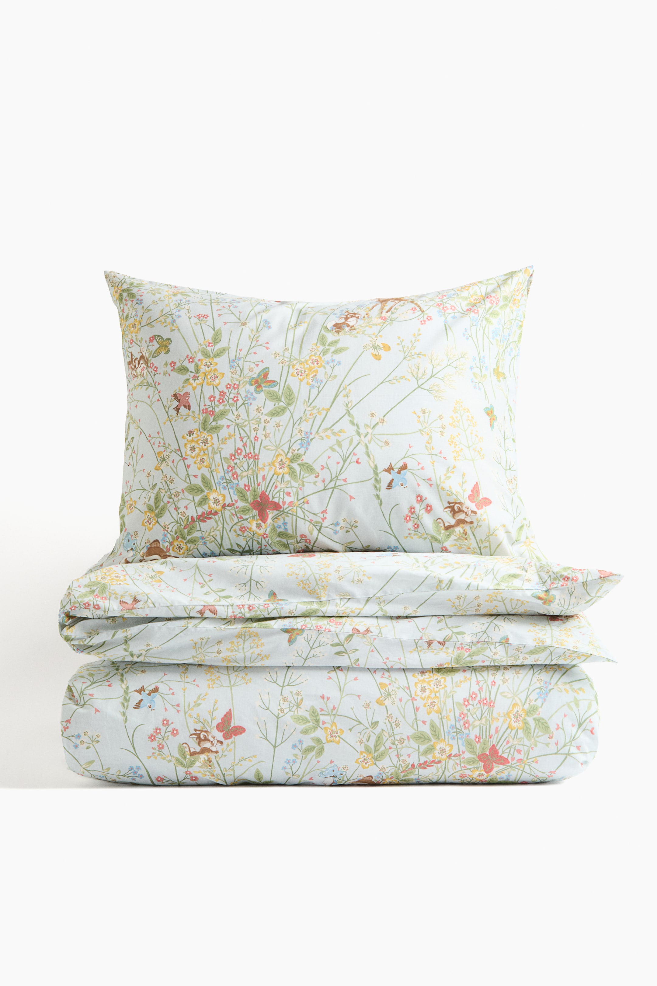 Housse de couette en coton à motif
