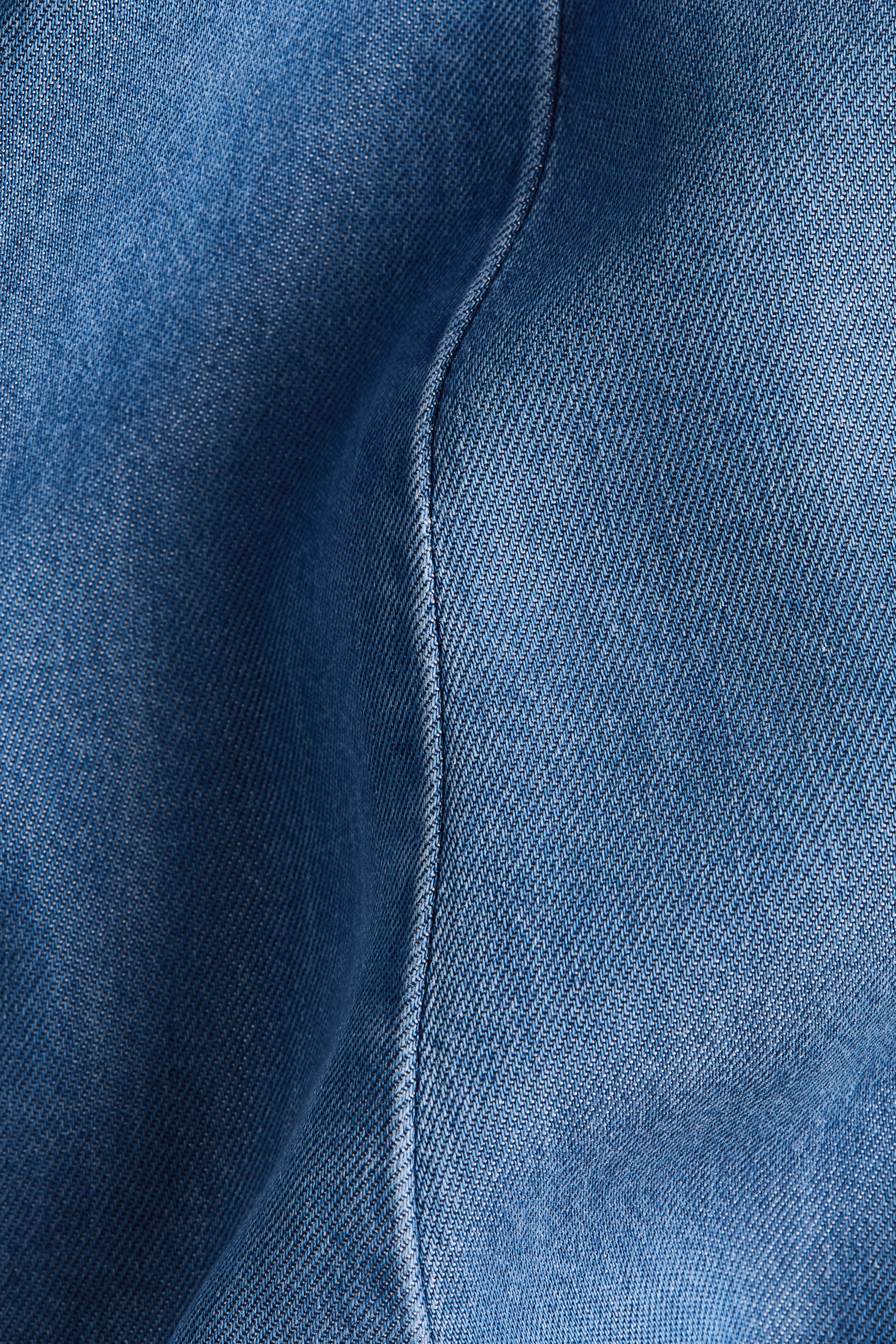 MAMA Robe en denim avec ceinture à nouer
