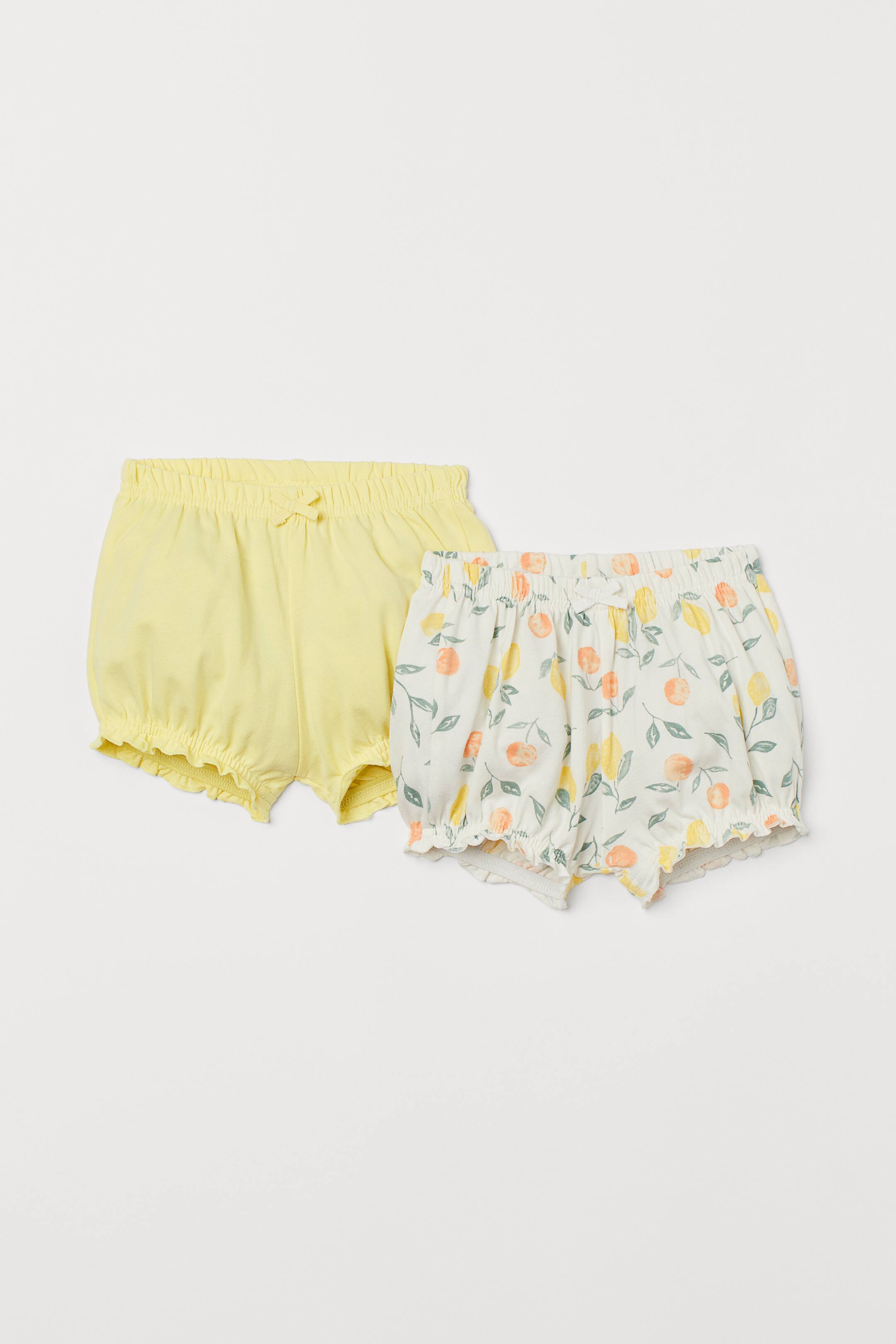 Visualizza immagine più grande: Culotte, 2 pz - Giallo chiaro/limoni - BAMBINO | H&M IT 1