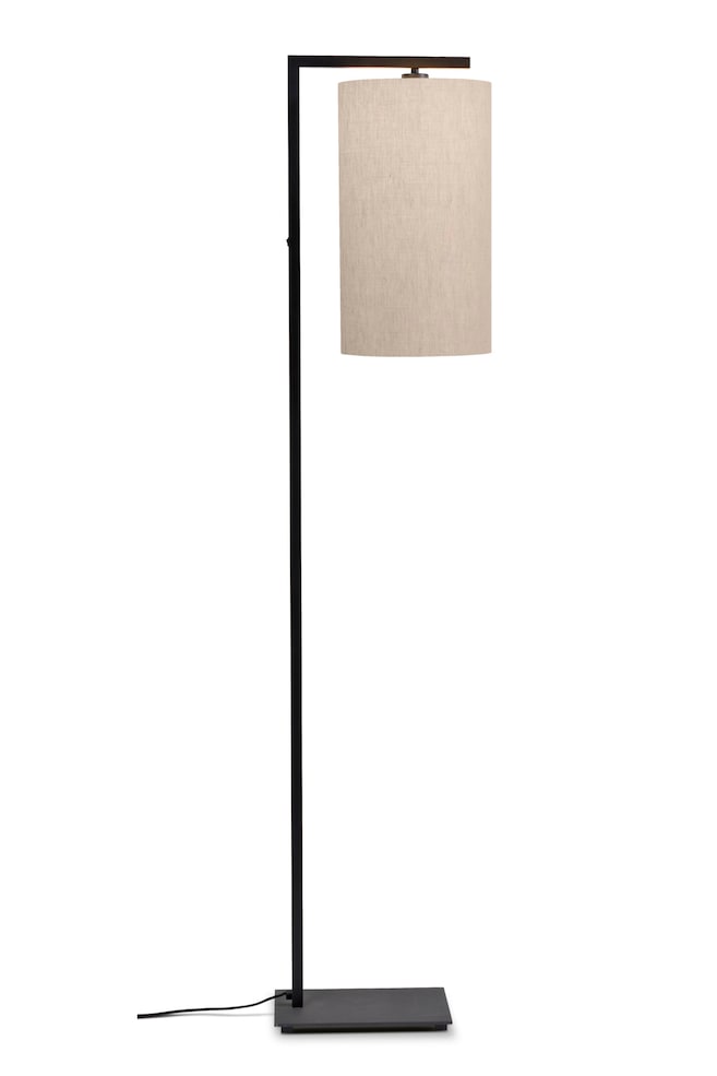 Boston Stehlampe - Naturbelassen/Taupe/Mattschwarz - 1