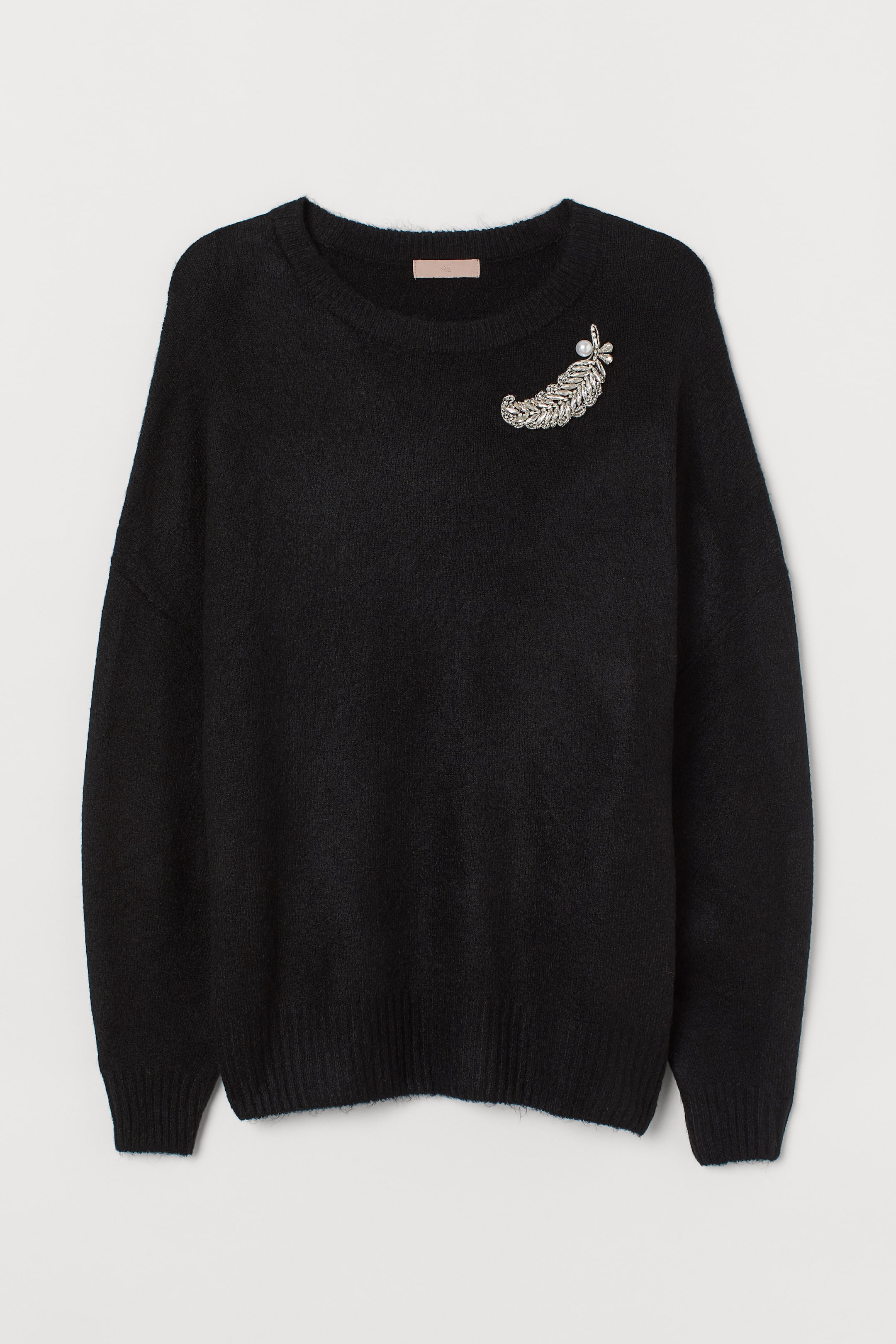 H&M+ Pullover mit Perlen