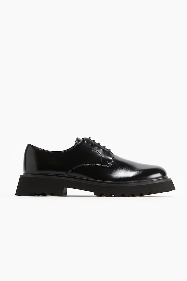 Derbys Chunky - Noir/Beige foncé - 1