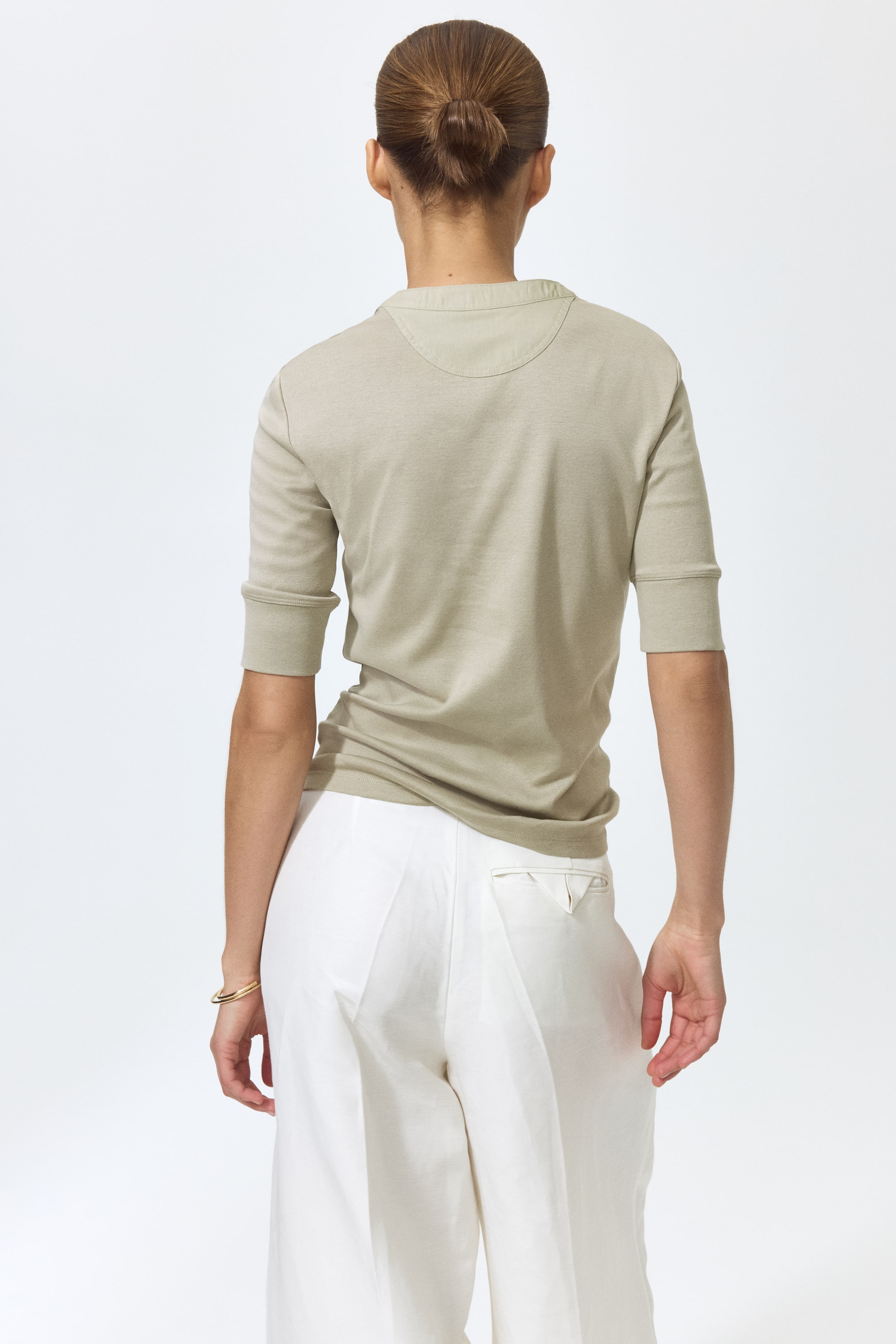 Pima Cotton Henley Shirt