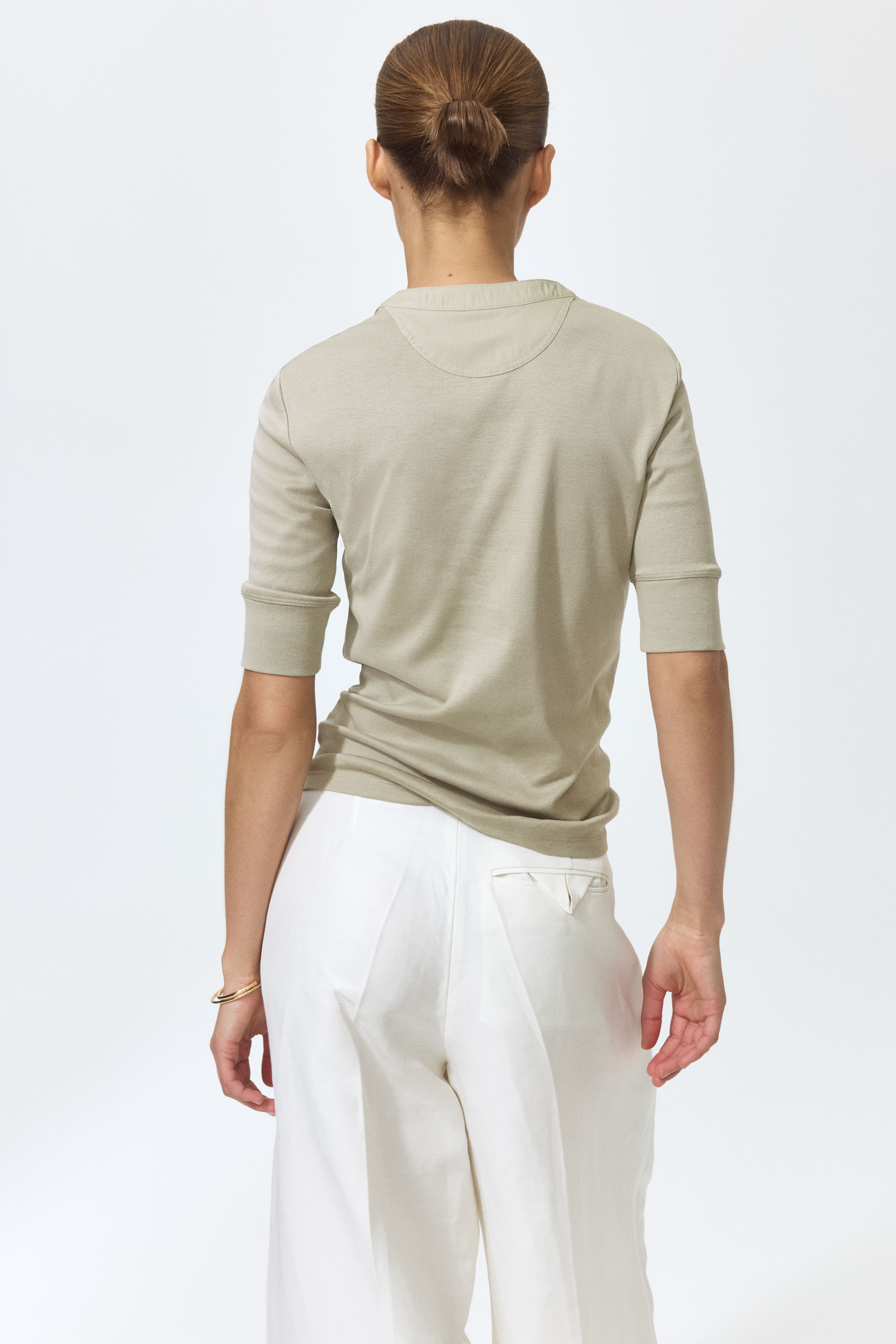 Pima Cotton Henley Shirt