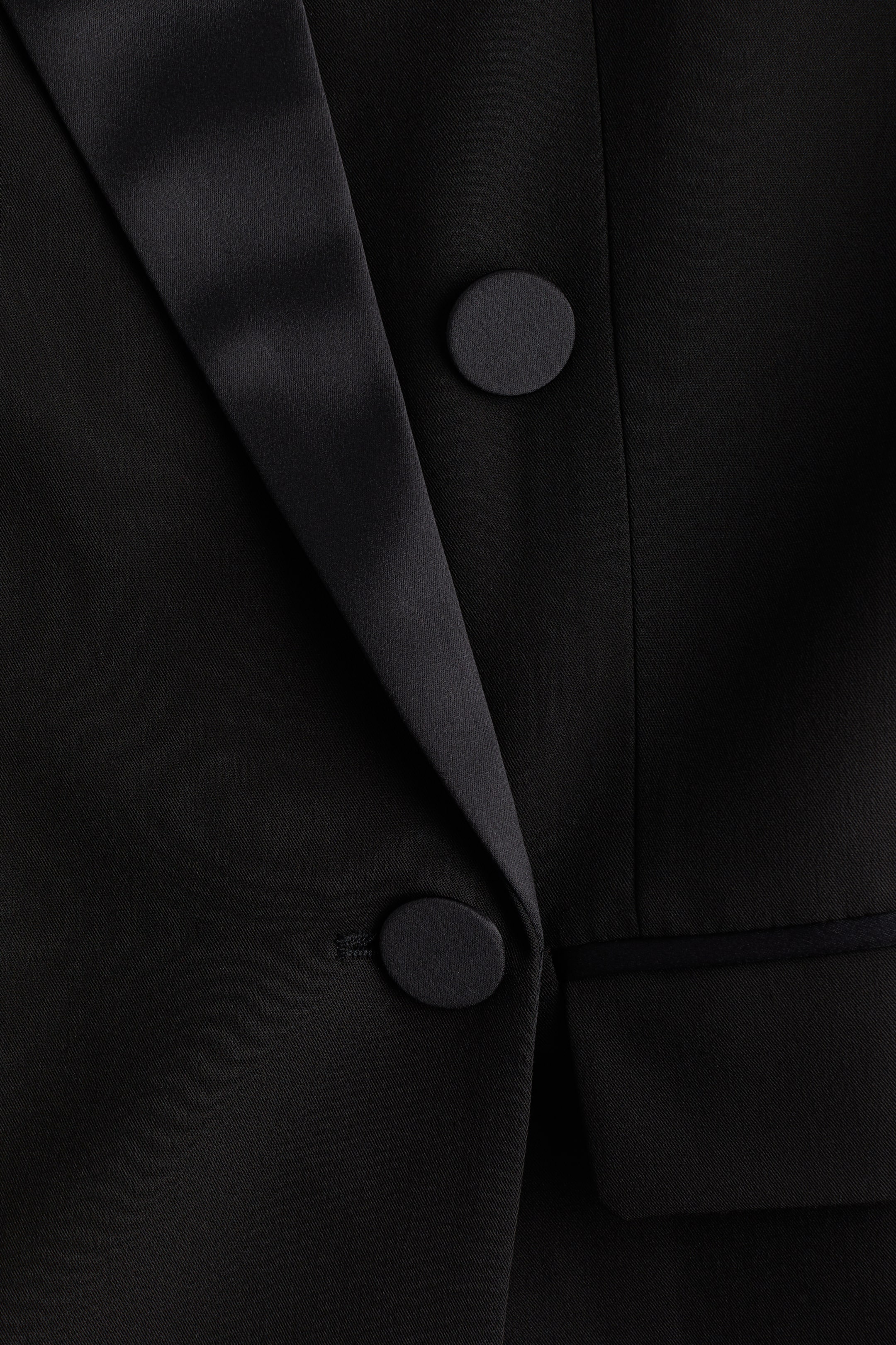 拡大画像を表示: ダブルブレストタキシードブレザー - ブラック | H&M JP 7