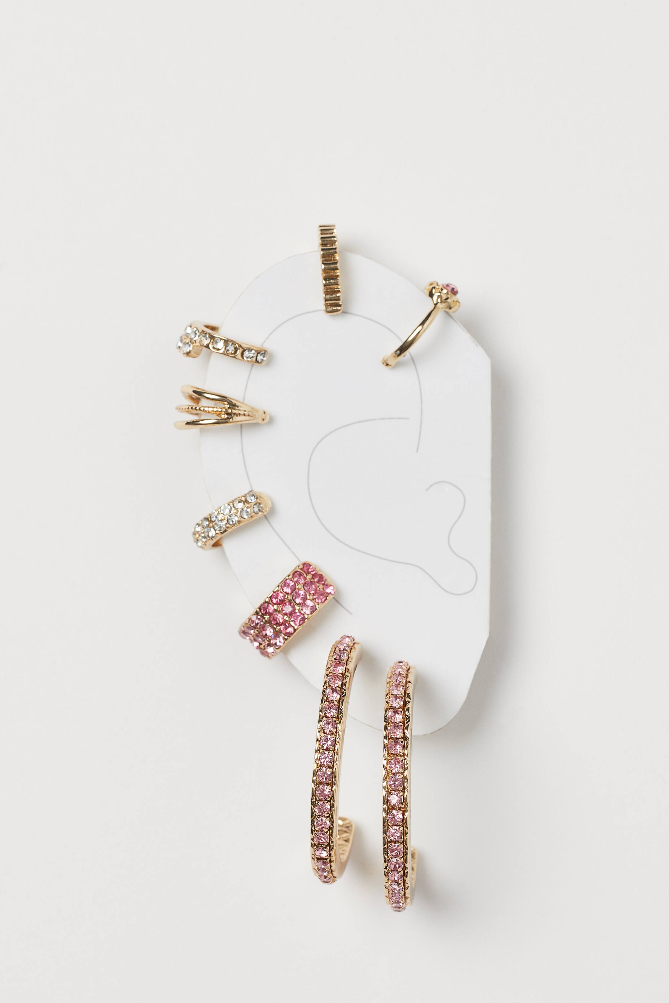 View larger image: Earrings and ear cuffs - Gold-coloured - Ladies | H&M HK 1