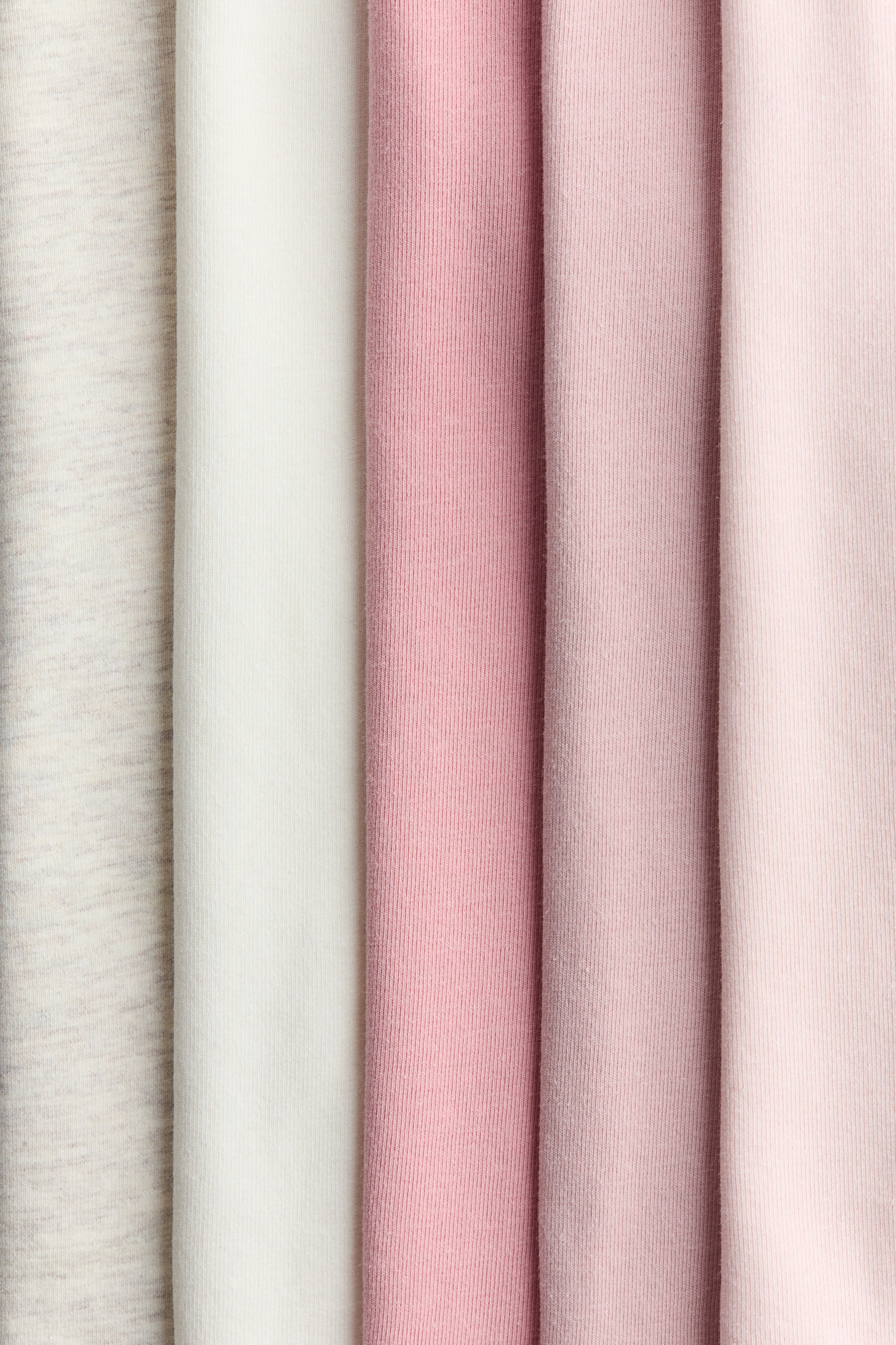 View larger image: 5-pack jersey tops - Pink/White - Kids | H&M IN 2