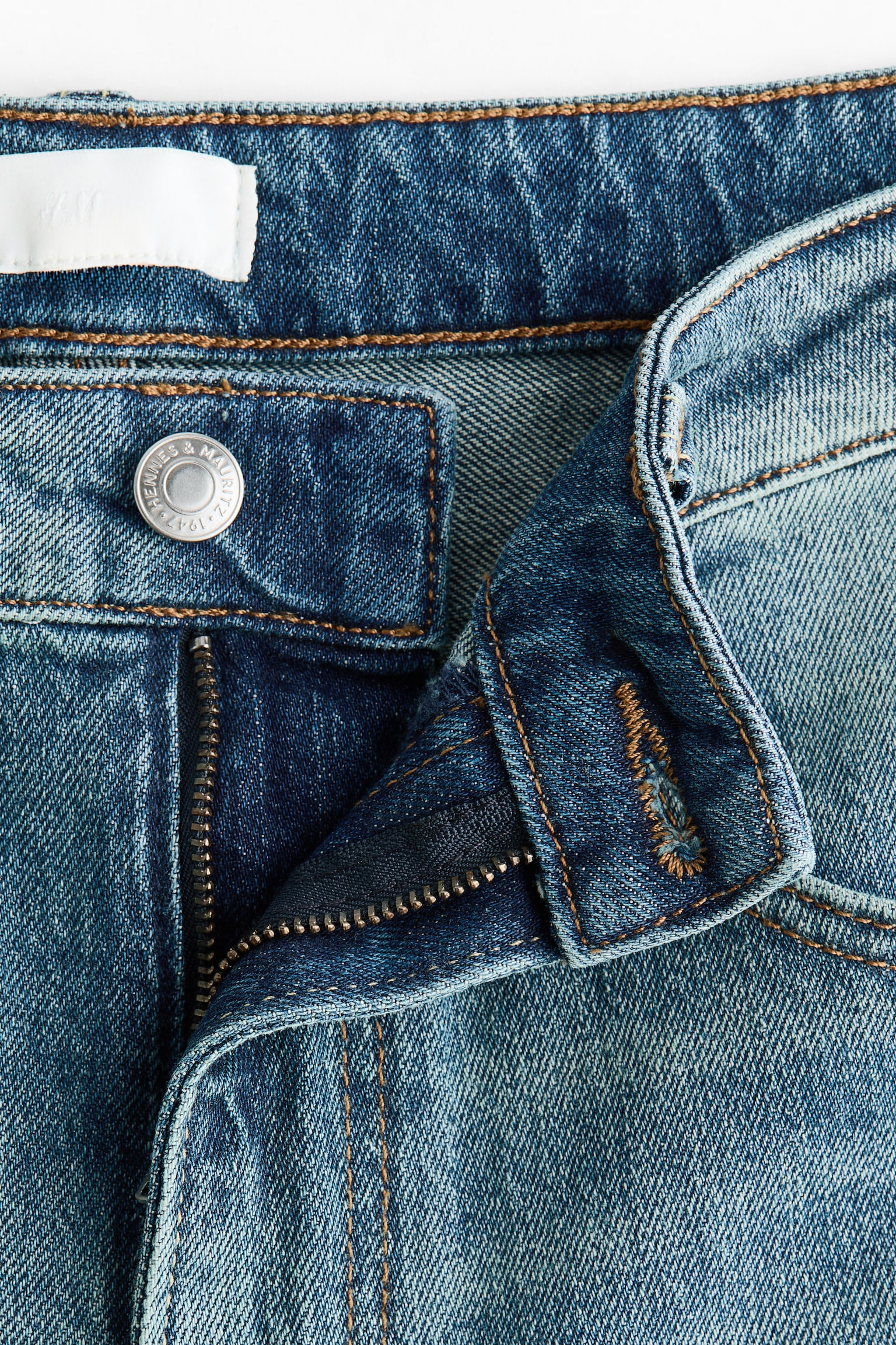 Bootcut High Waist Jeans - Denim blue/Light denim blue - 3