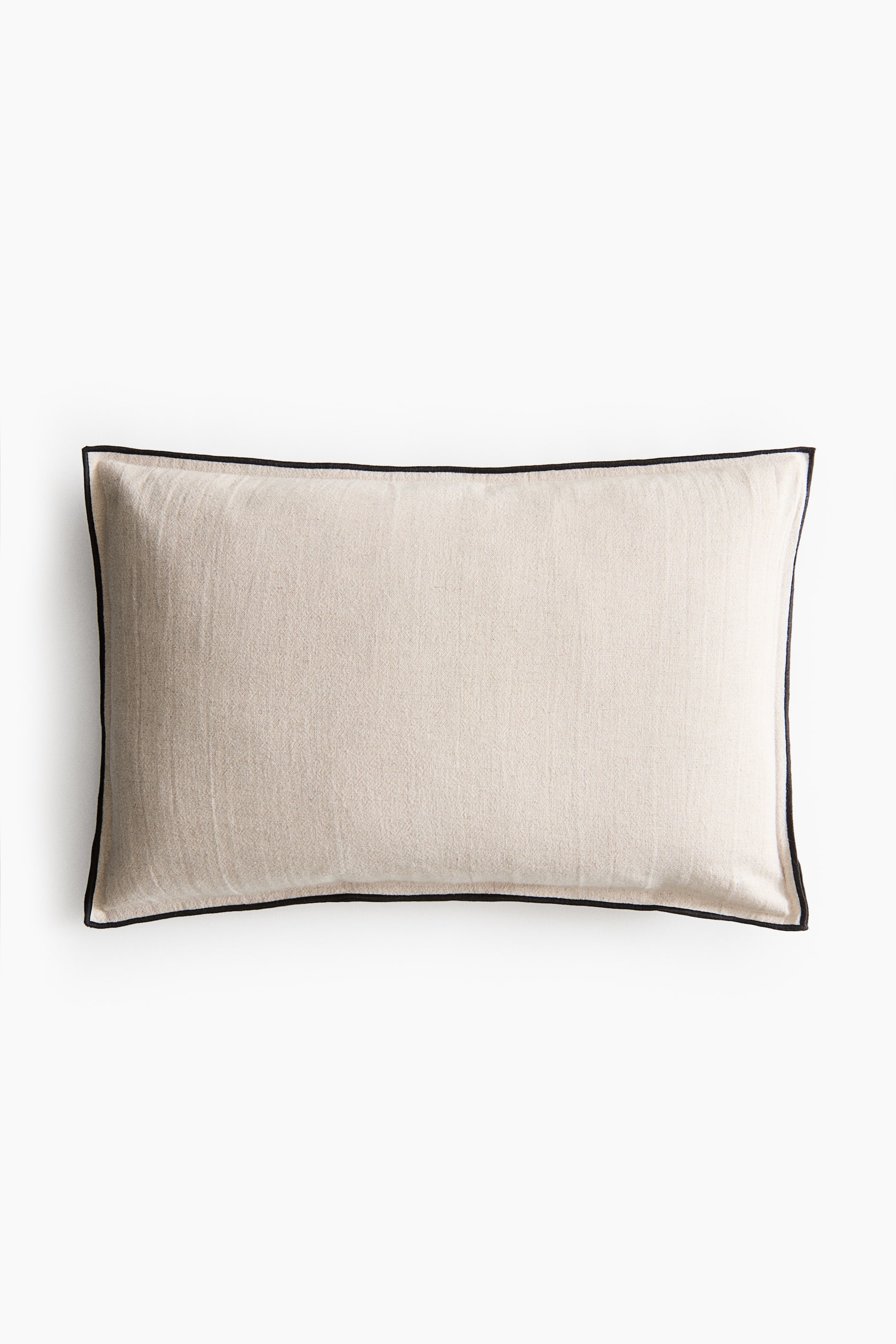 View larger image: Linen-blend cushion cover - Light beige - Home All | H&M GB 1