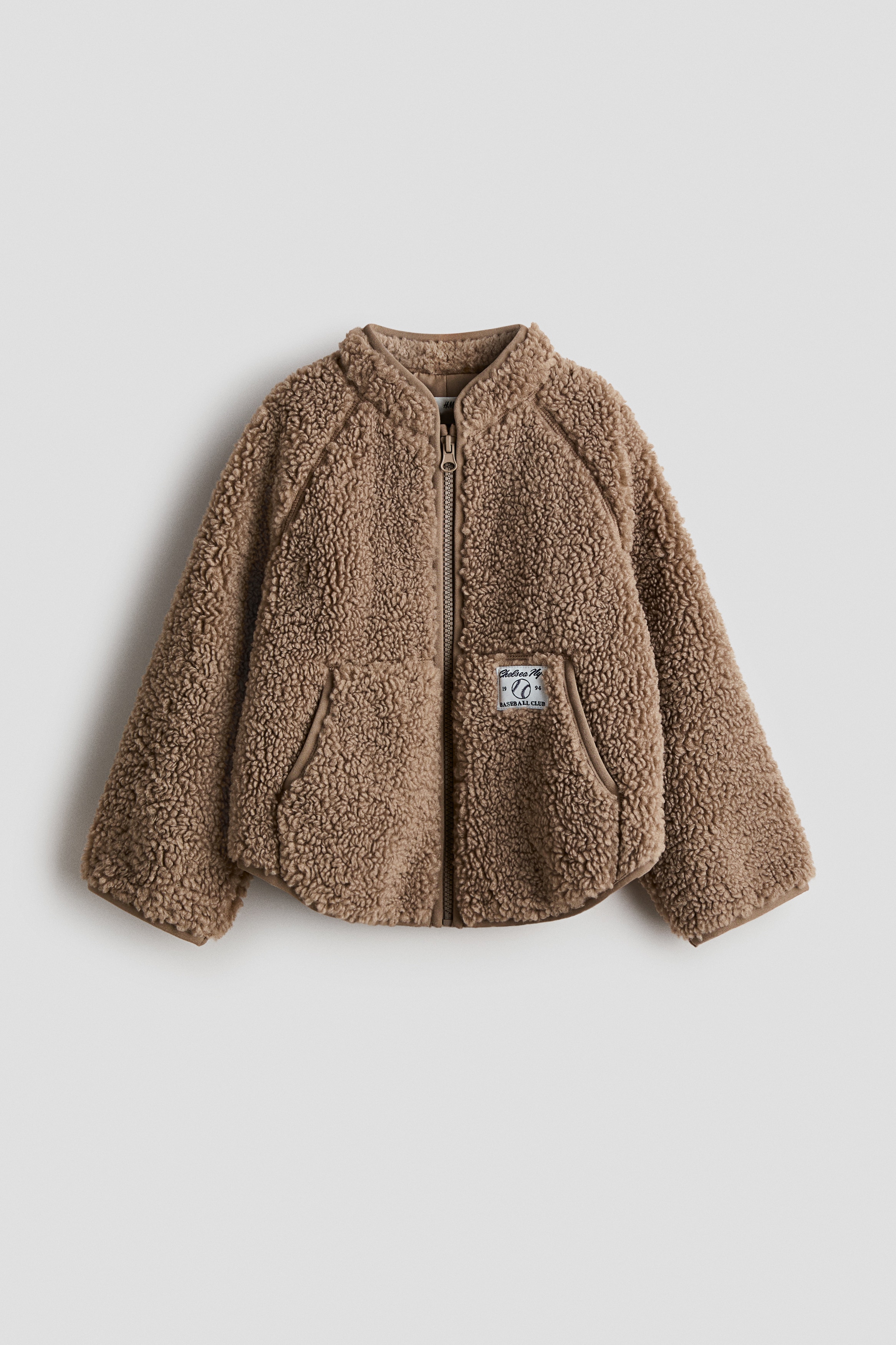 H & M - Jacke aus Teddyfleece - Braun - Kinder