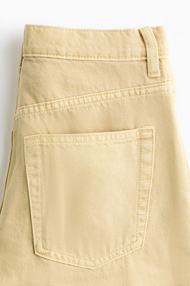 Barrel High Ankle Jeans-Amarillo - 3