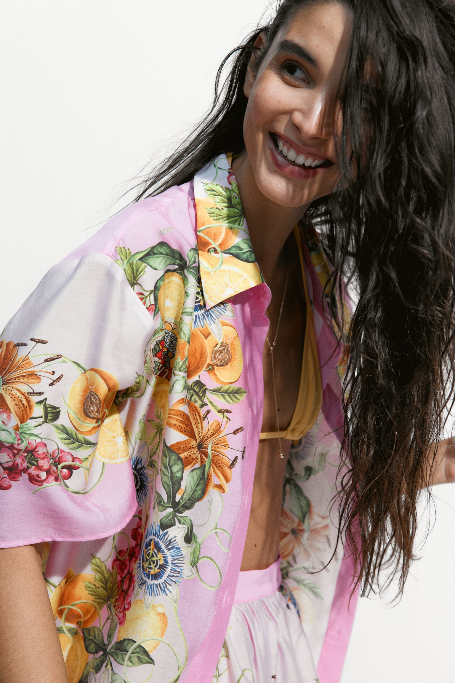 Oversized Printed Shirt - 5