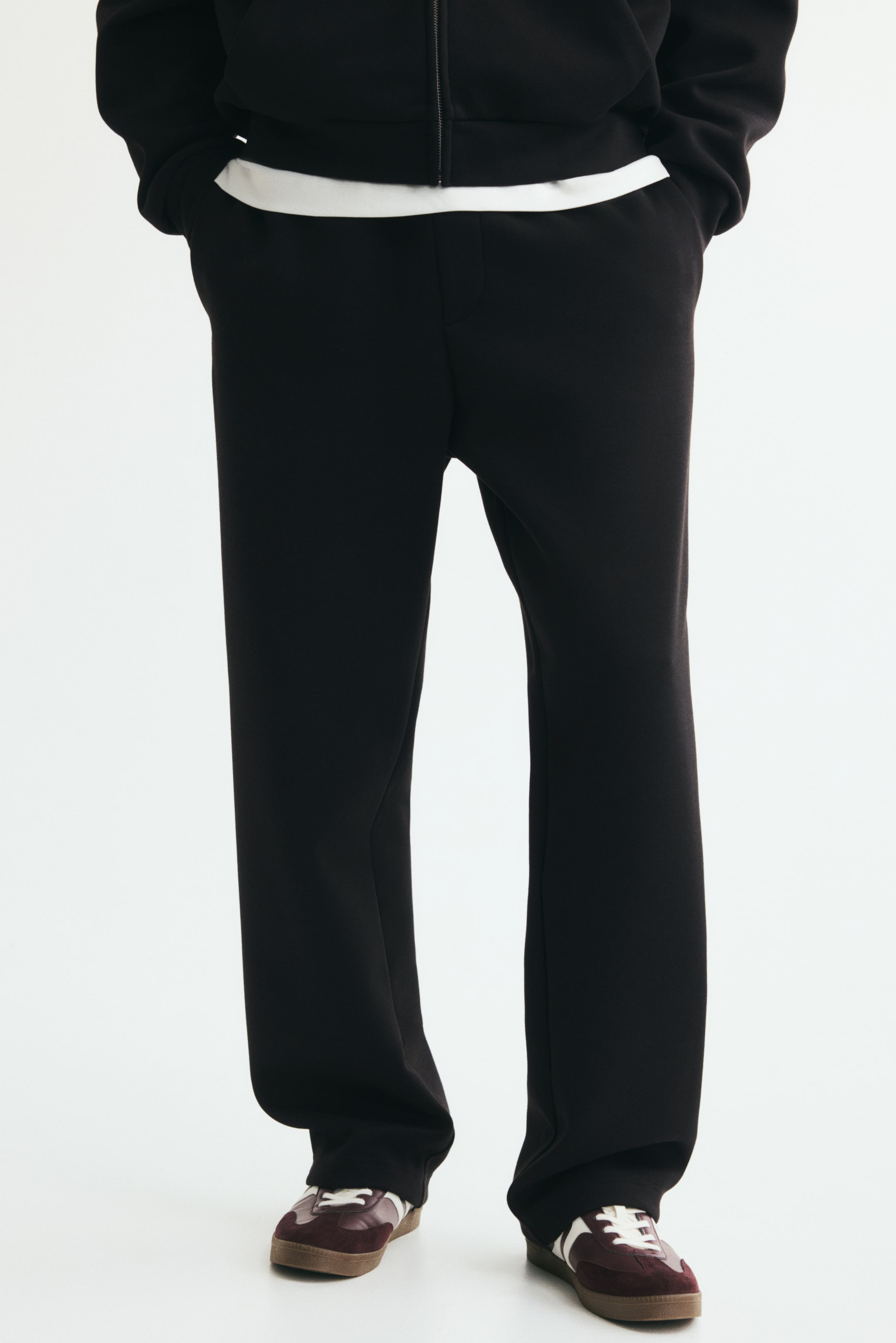 Relaxed-Fit Interlock Sweatpants