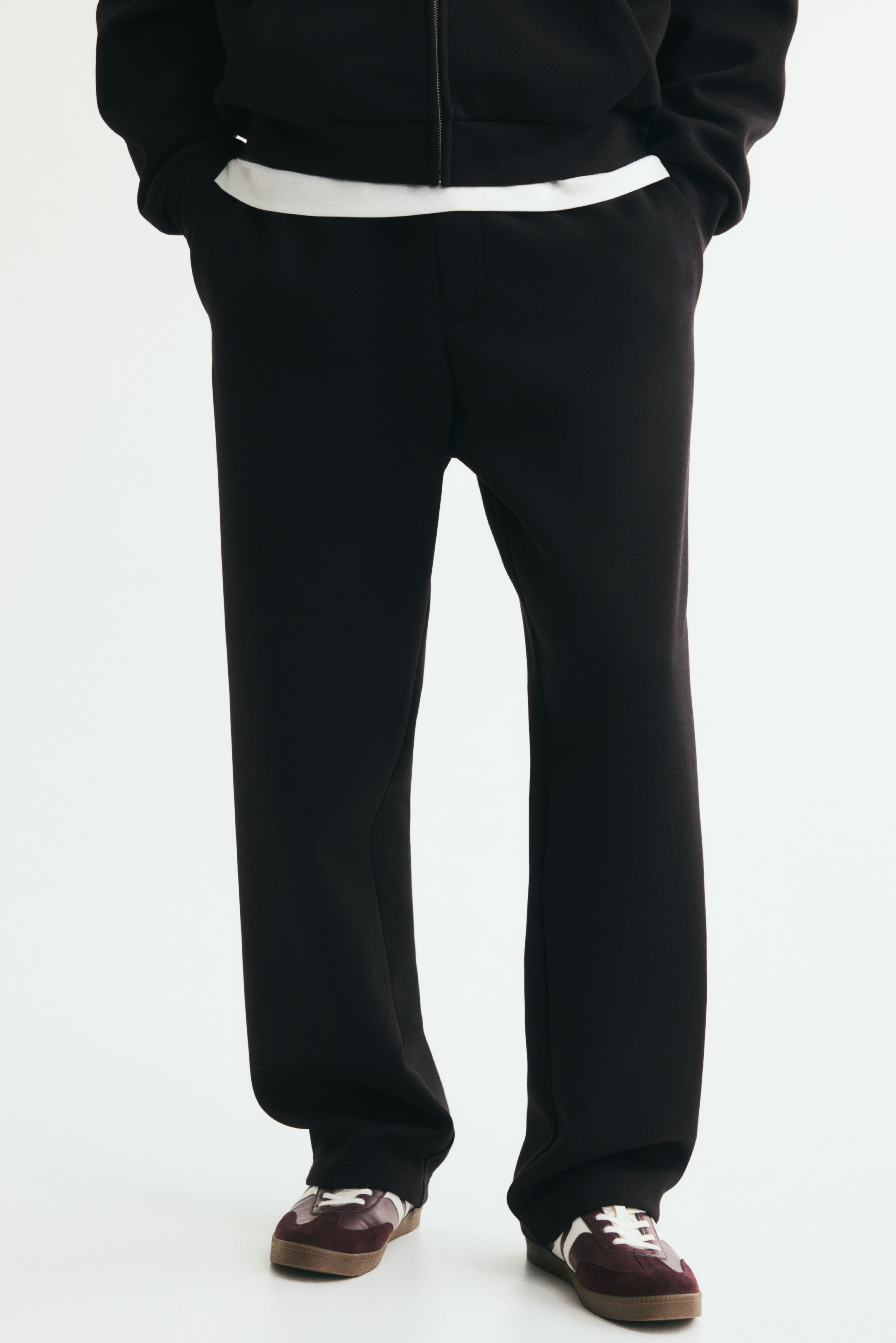 Relaxed-Fit Interlock Sweatpants