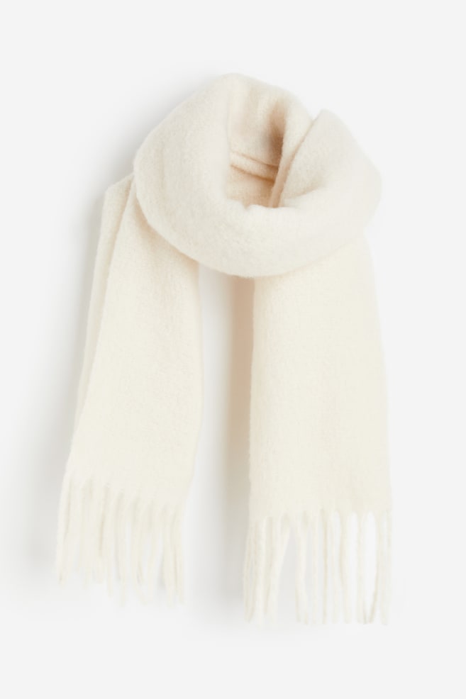 Brushed scarf - Light beige - 2