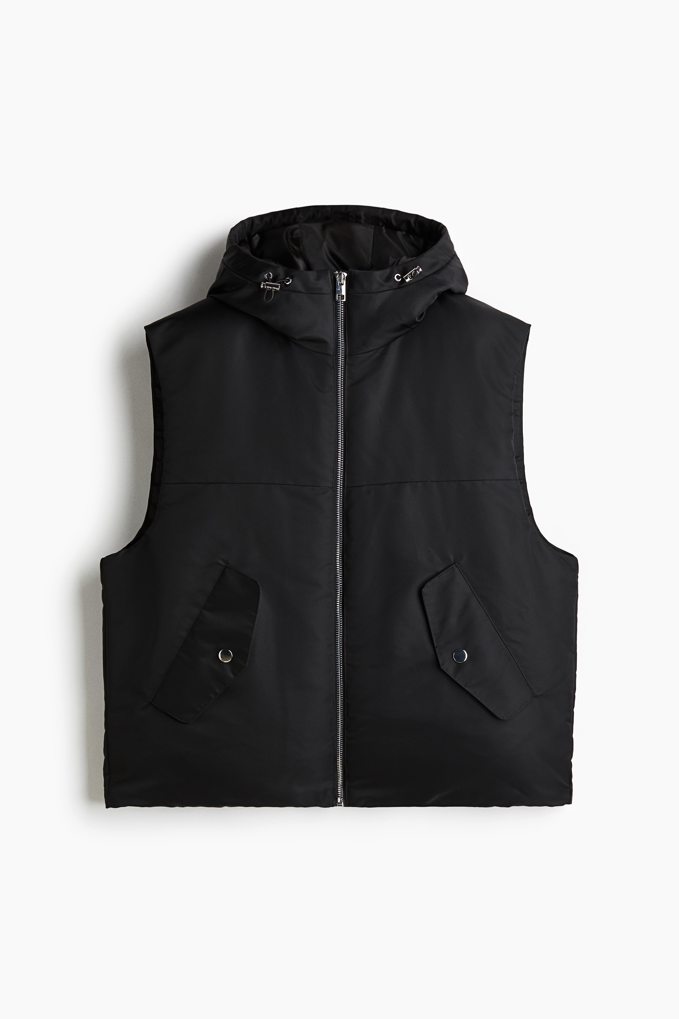 H & M - Regular Fit Padded gilet - Schwarz - Herren