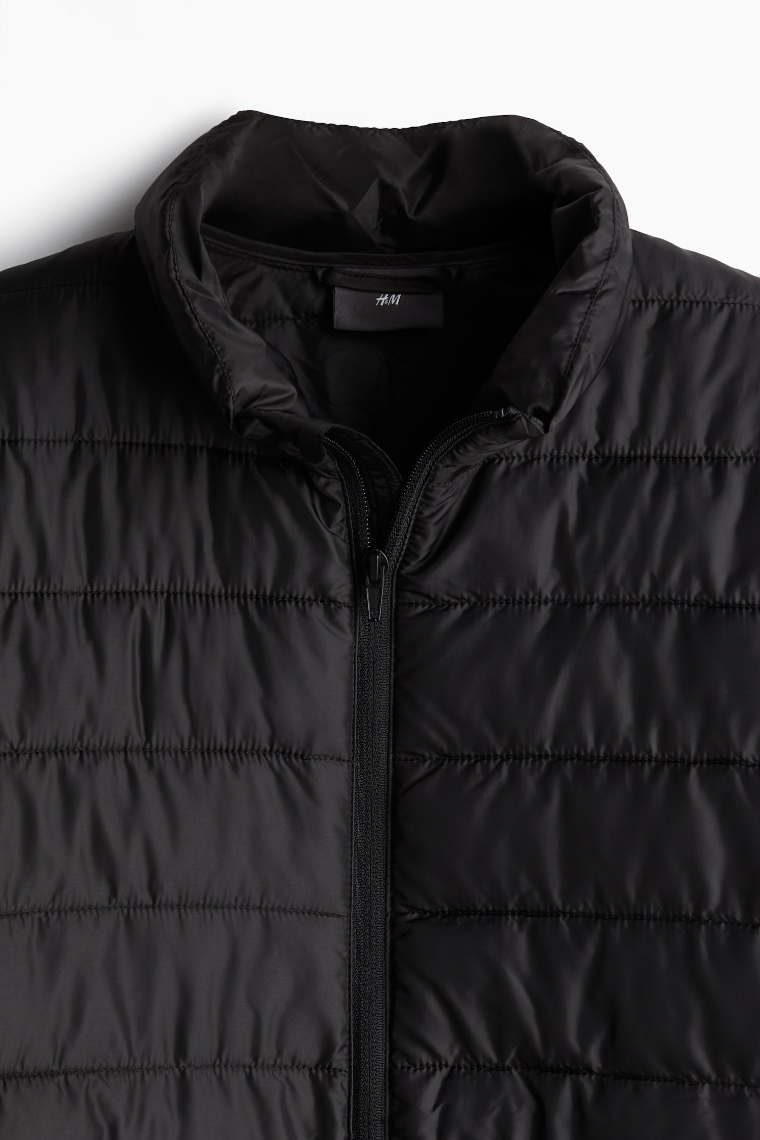 Slim Fit Lightweight puffer jacket - Black/Navy blue - 3