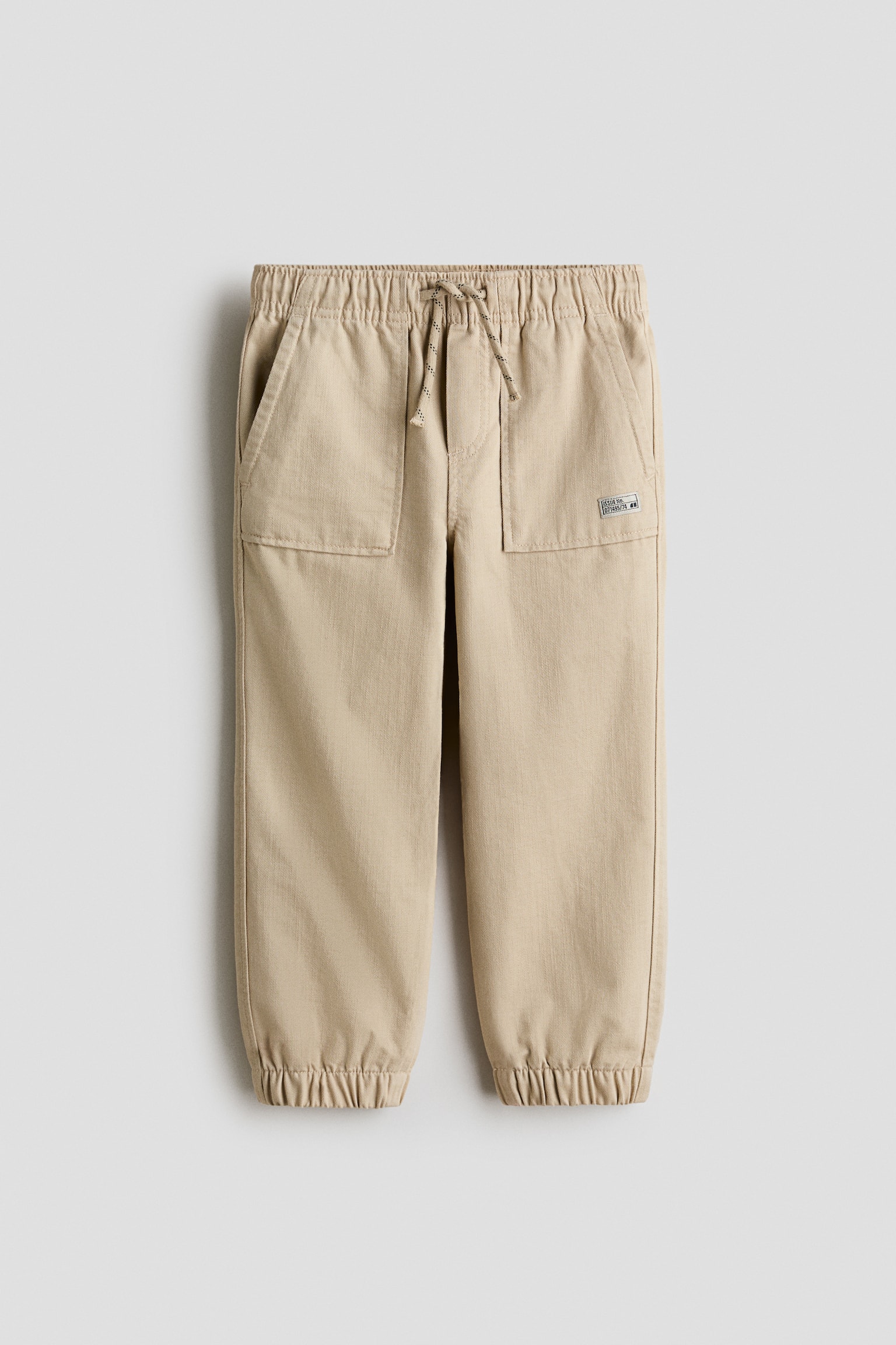 Pamuklu Gabardin Jogger Pantolon - Bej/Siyah/Haki