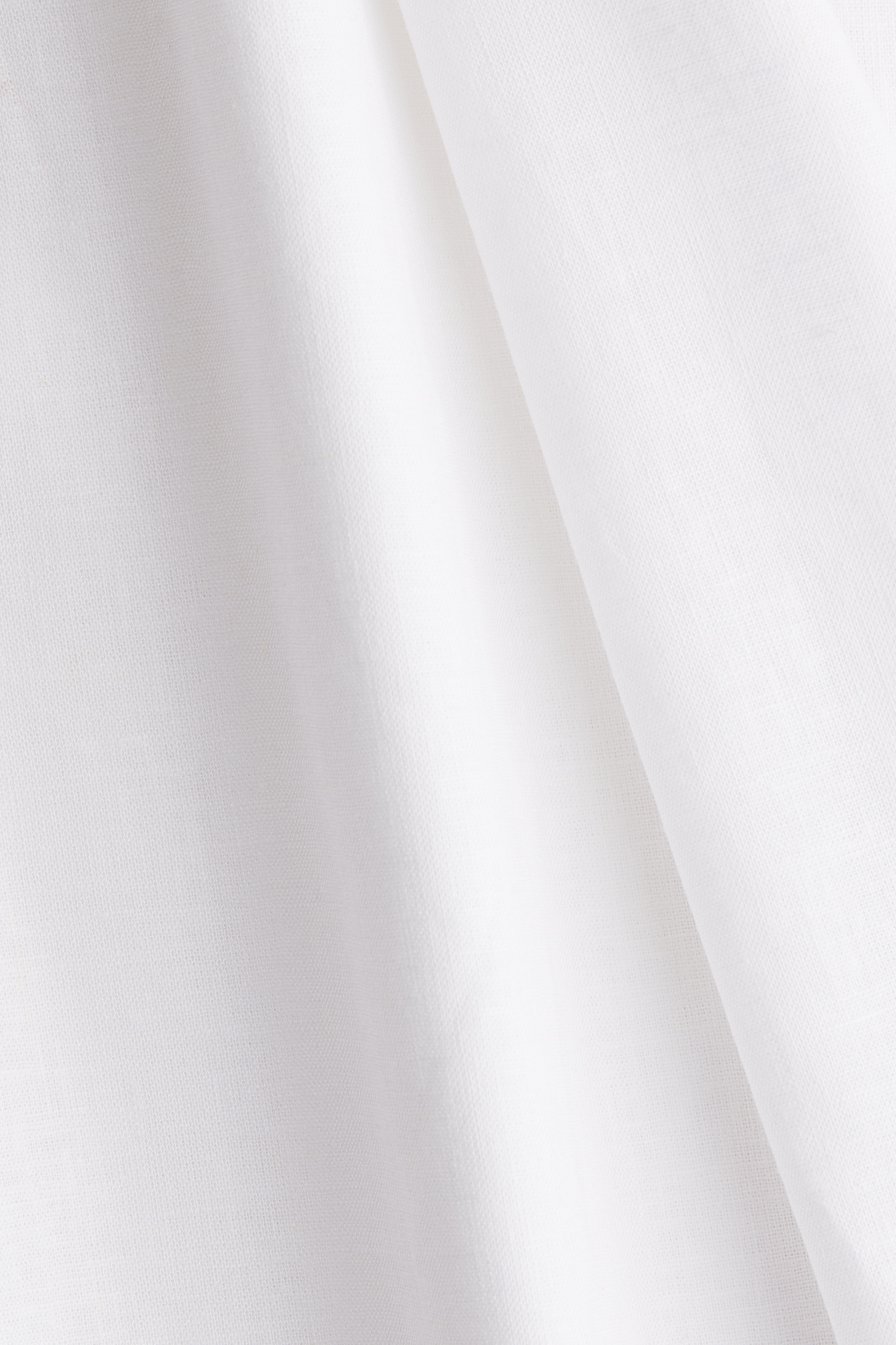 Linen-blend skirt
