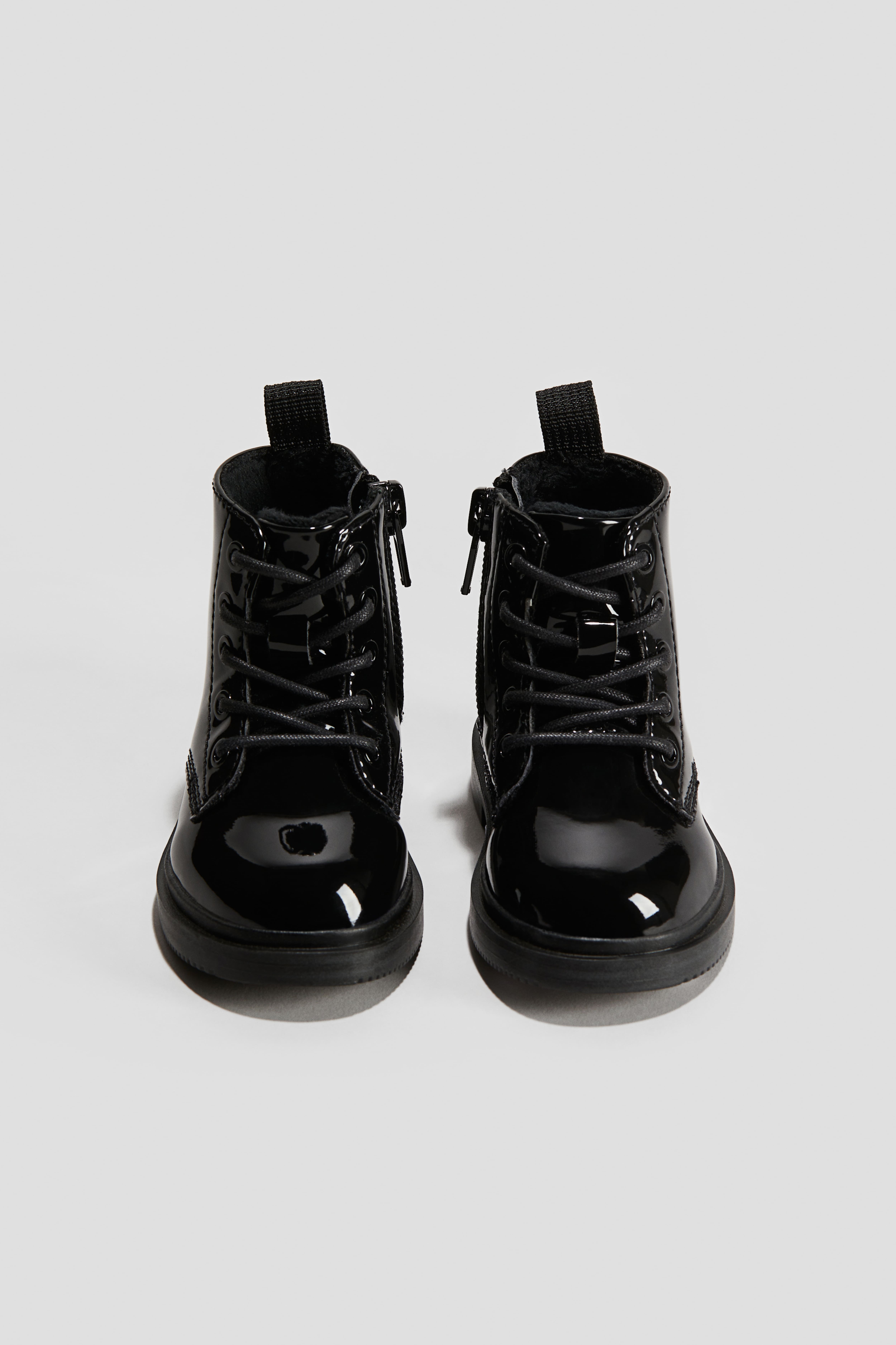 H&m lace up boots best sale