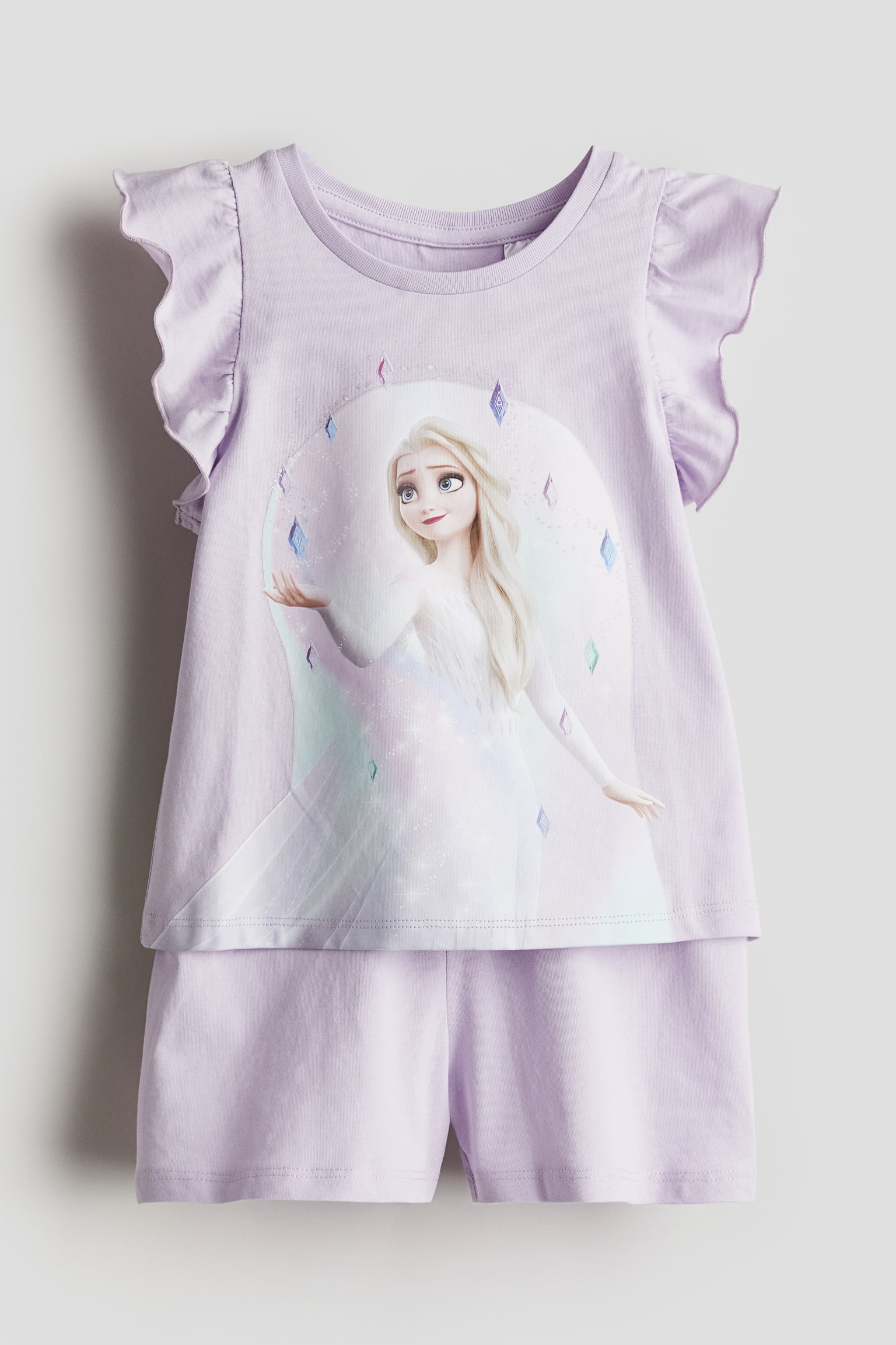 Printed pyjamas - Light purple/Frozen/Light blue/Cinderella/Light grey marl/Aristocats - 1