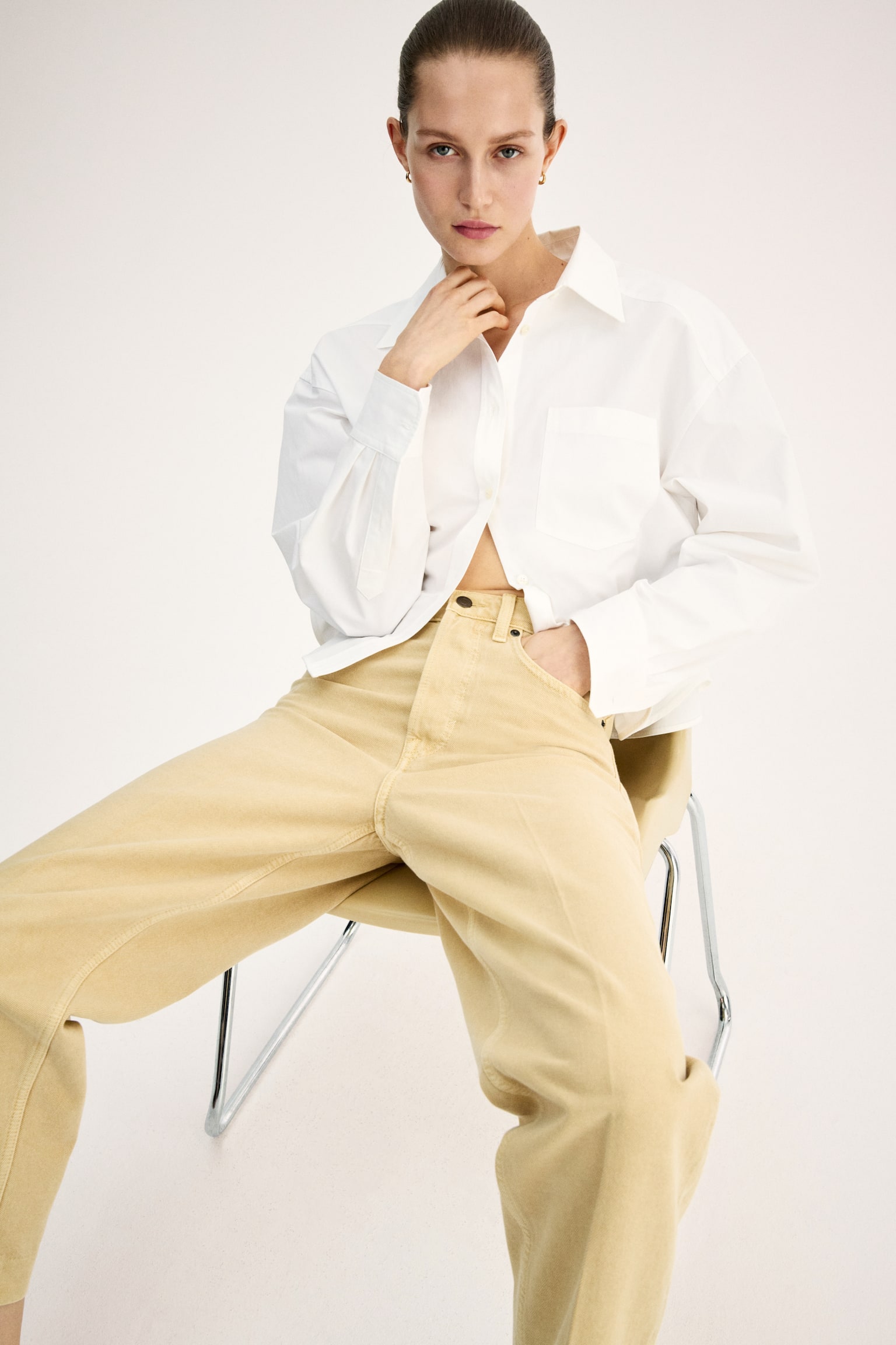 Barrel High Ankle Jeans - Jaune/Bleu denim pâle/Gris/Bleu denim clair/Bleu denim/Bleu denim - 1