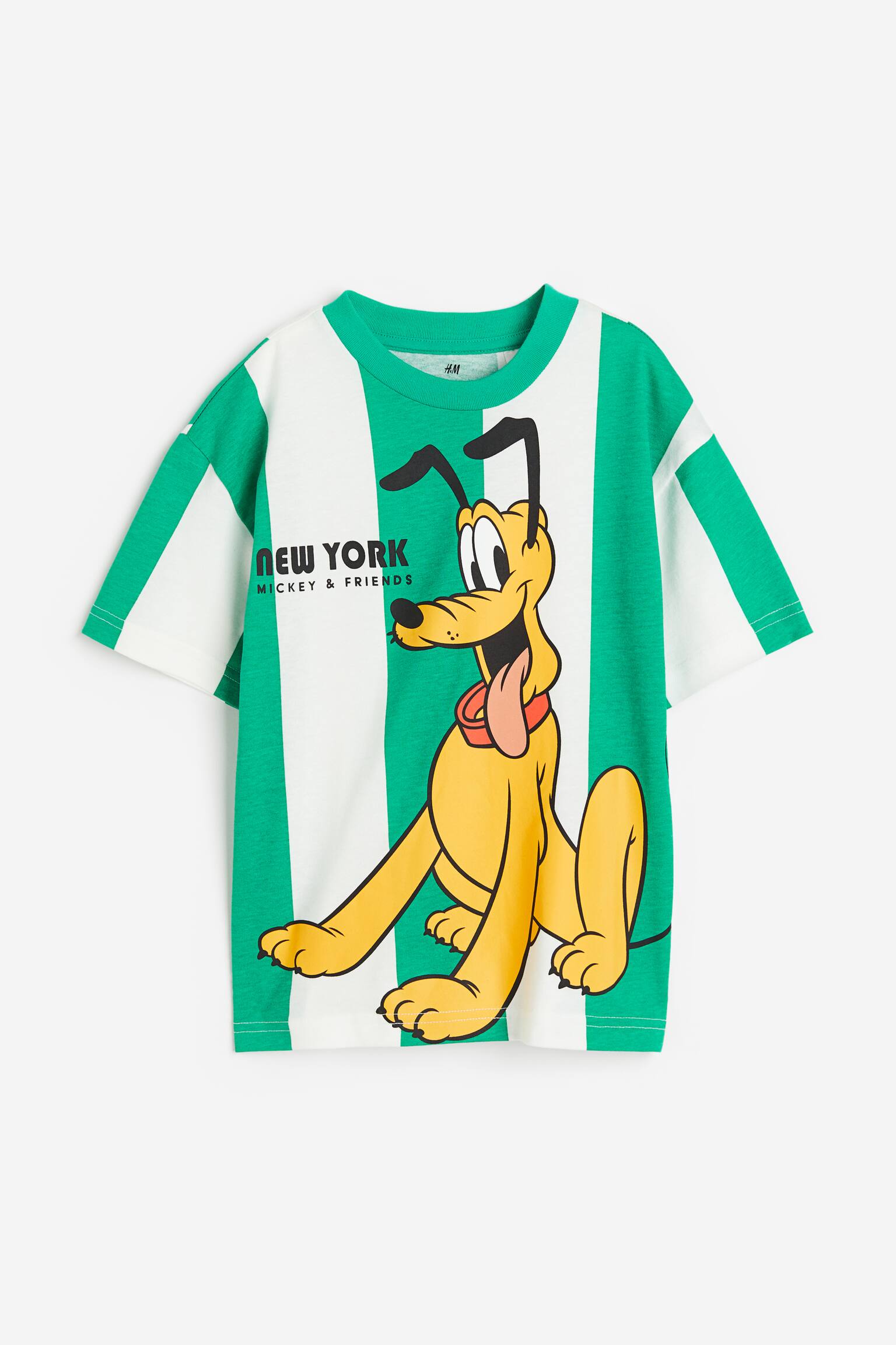 Print Tee - Green/Pluto - 1