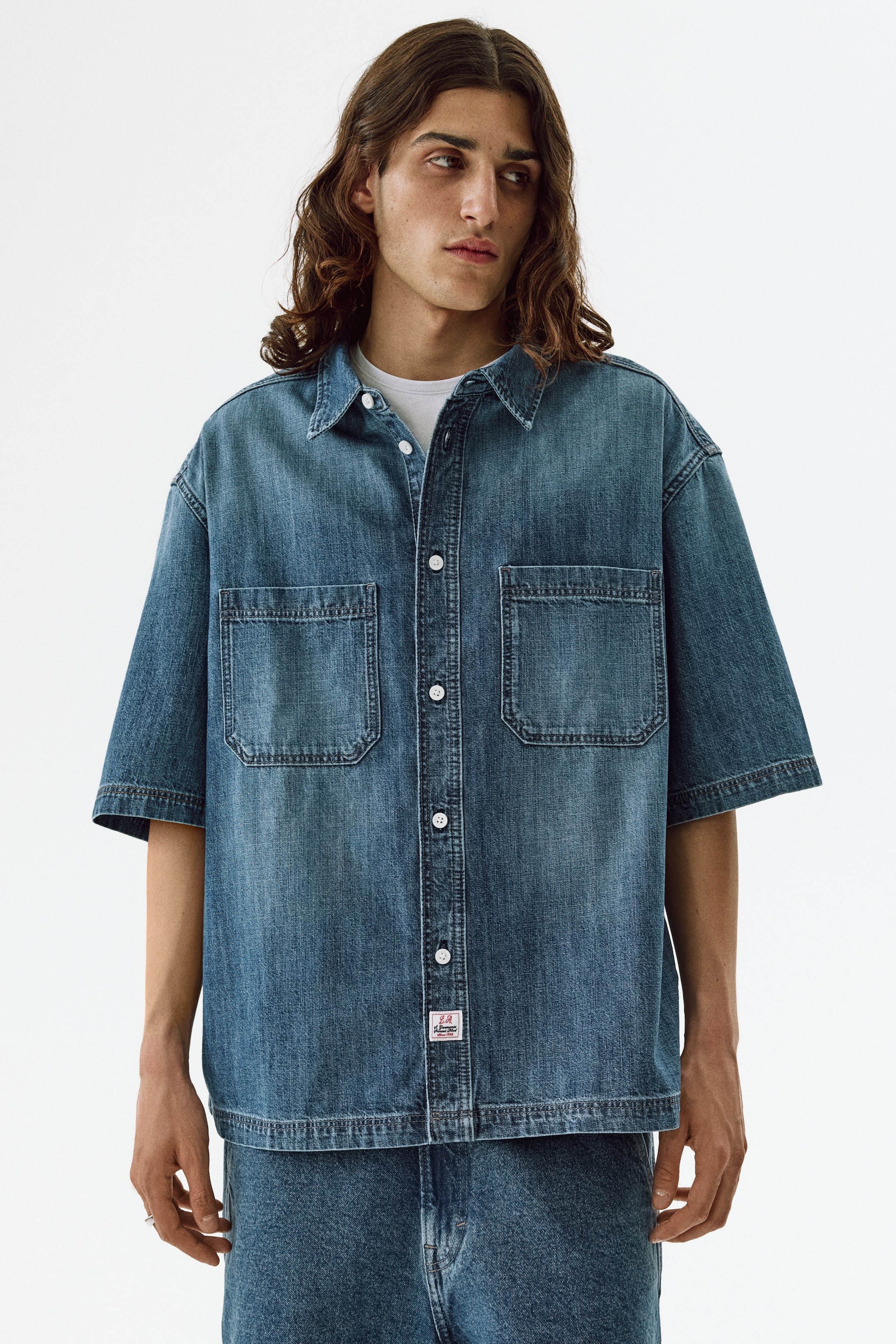 Relaxed-Fit Denim Shirt